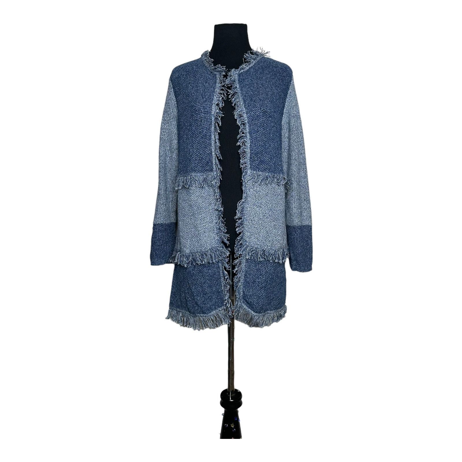 Chicos Chicos Patchworks Open Front Cardigan size 0 - S Size S / US 4 / IT 40 - 10 Thumbnail