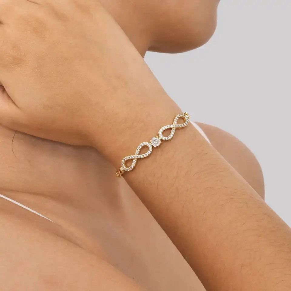 Other Infinity Charm Wristband Bracelet Size ONE SIZE - 3 Thumbnail