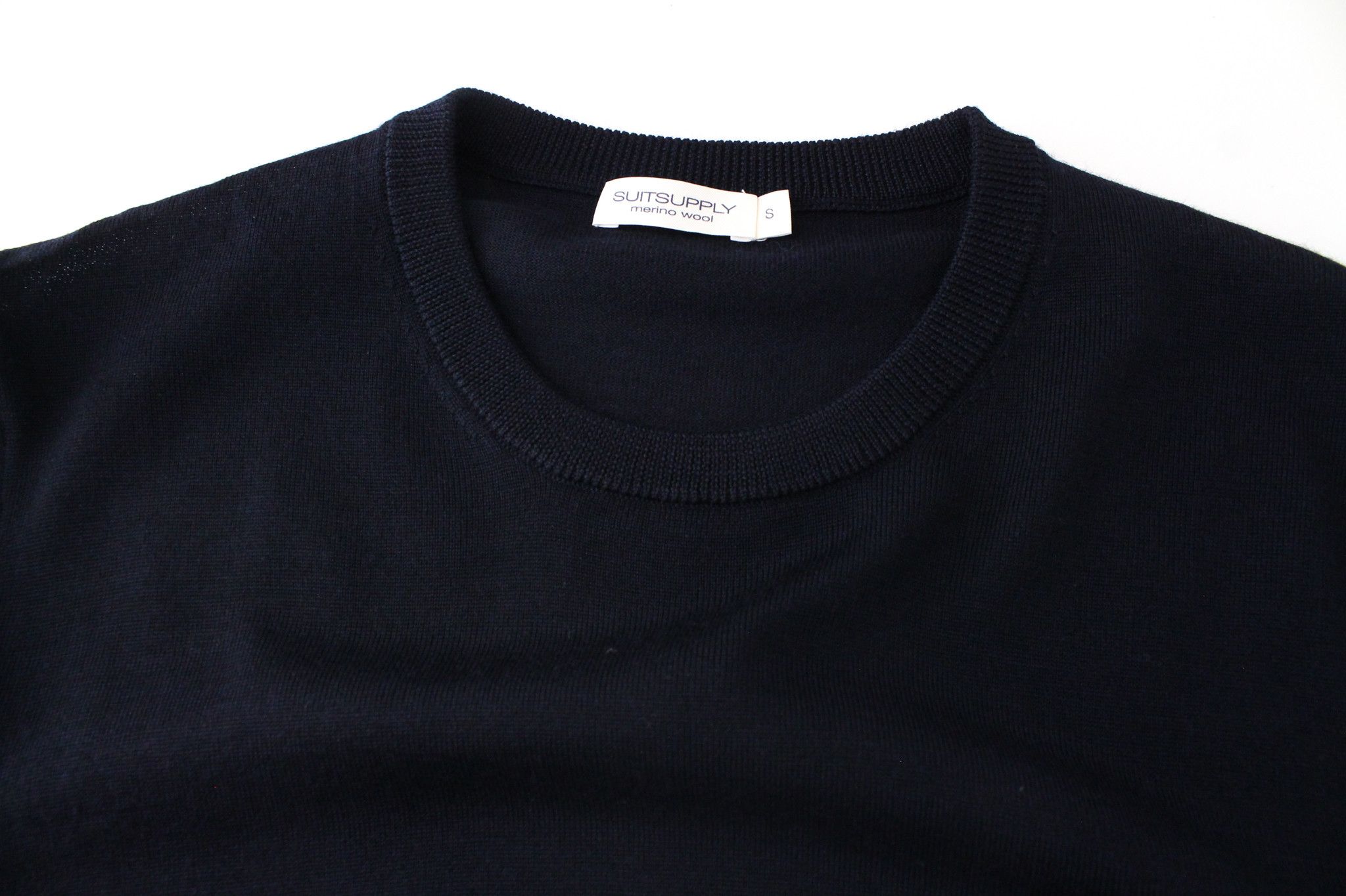 Suitsupply S Merino Wool Navy Sweater 66607 Size US S / EU 44-46 / 1 - 5 Thumbnail