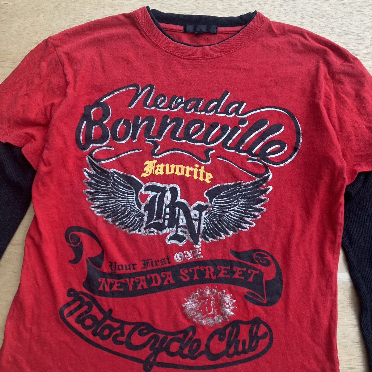 Vanson Leathers MOTORCYCLE CLUB BONNEVILLE CLUB Y2K AMERICAN STYLE Size US M / EU 48-50 / 2 - 2 Thumbnail