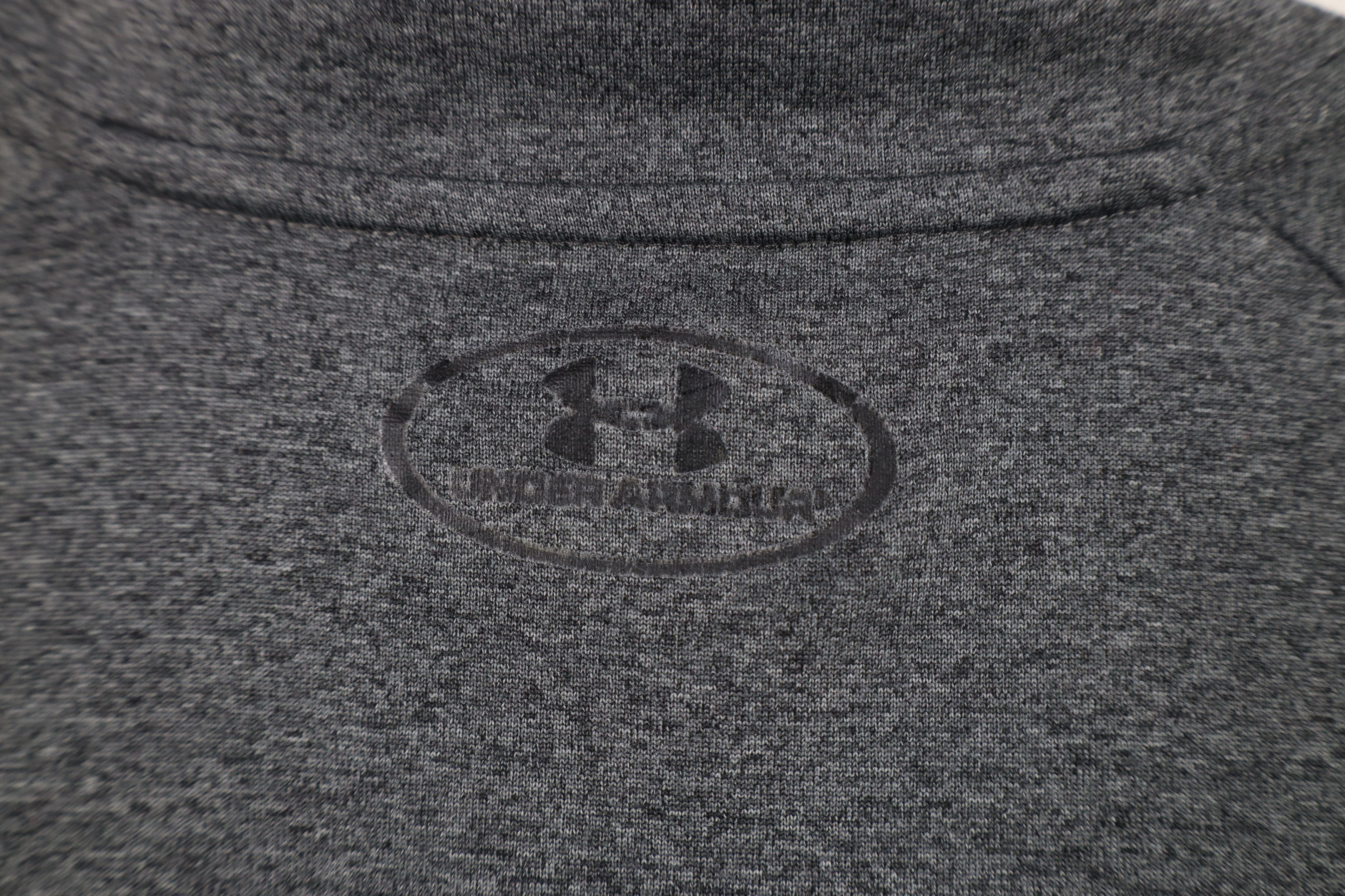 Under Armour Under Armour Half Zip Knit Pullover Jacket Top Heather Gray Size US L / EU 52-54 / 3 - 10 Thumbnail