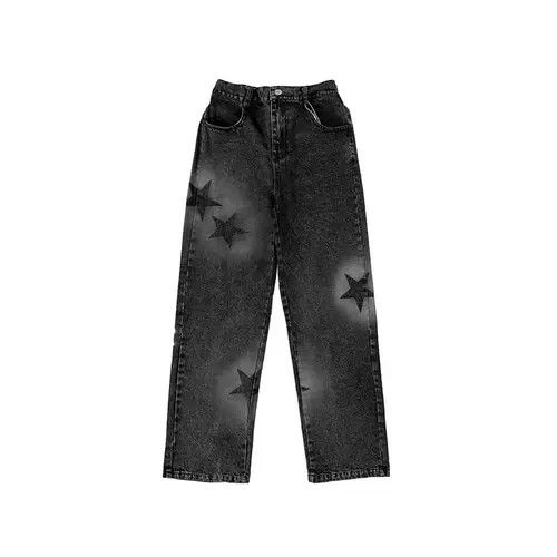 VIBE Vintage Wash Distressed Star Jeans Size US 32 / EU 48 - 7 Thumbnail