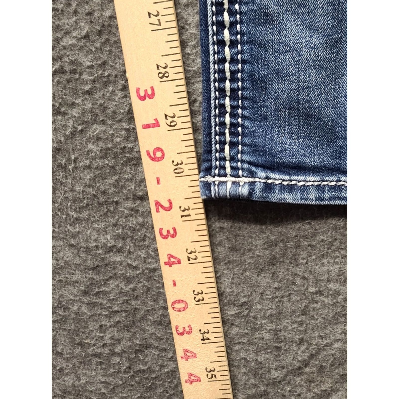 Vintage Rock Revival Jeans Womens 26x31 Betty Skinny Fit Ankle Mid Rise Distressed Size 26" / US 2 / IT 38 - 7 Thumbnail
