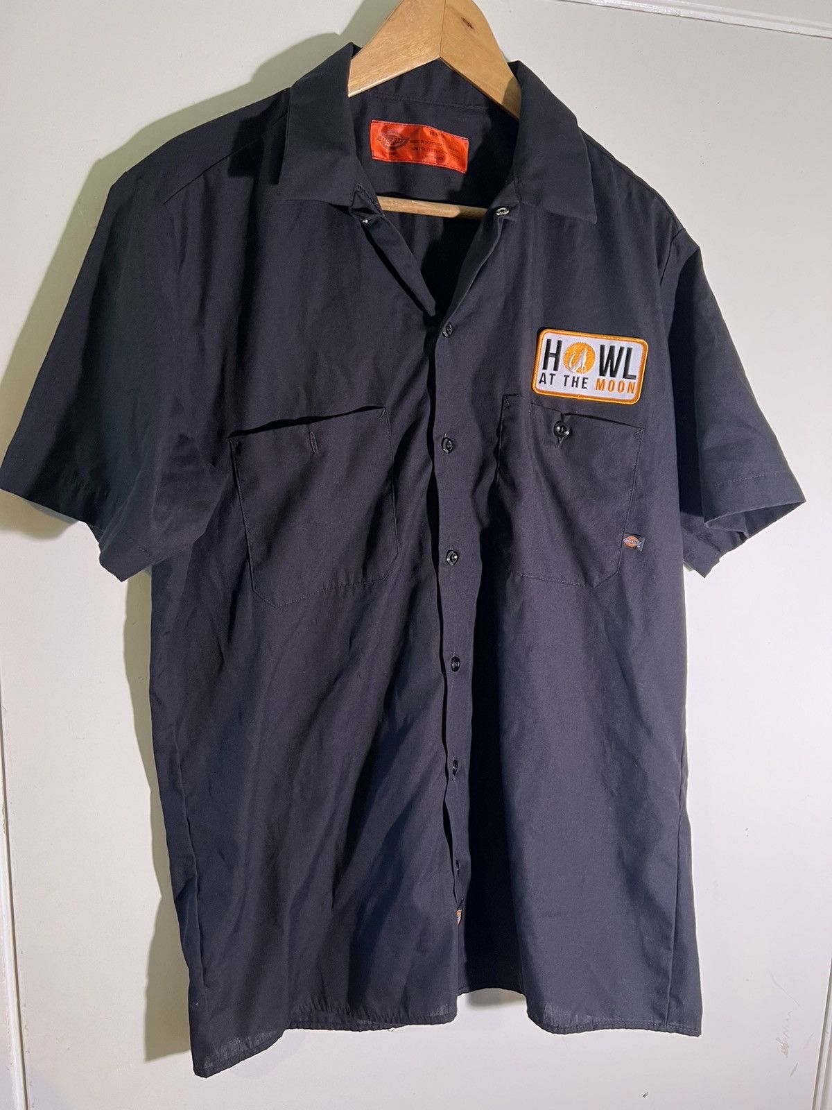 Vintage 90’s 2000’s Y2K Vintage Dickies Howl At The Moon Retro Shirt Size US M / EU 48-50 / 2 - 1 Thumbnail