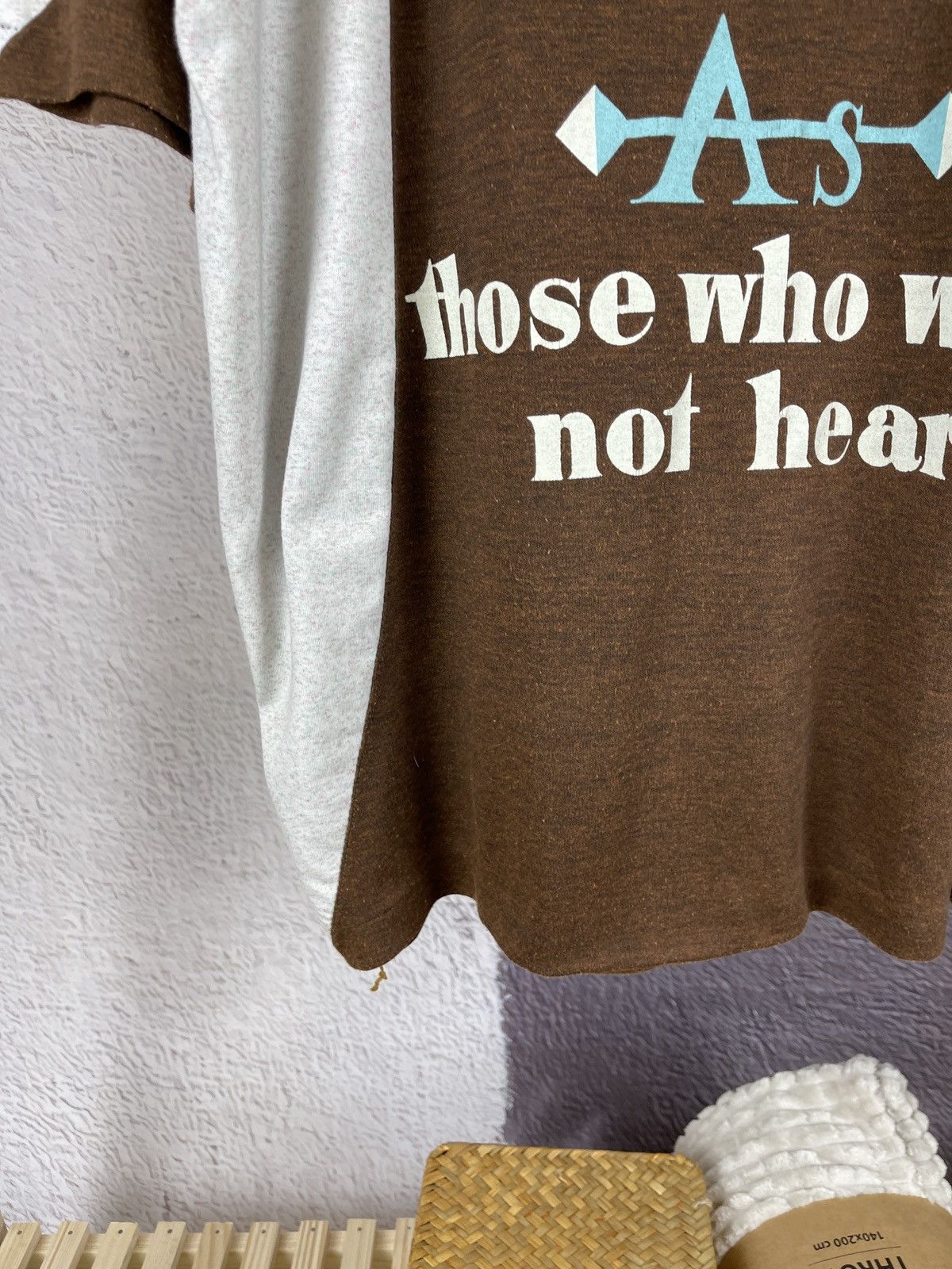 Vintage Vintage 90s “None so deaf as those who will not hear” tee Size US XL / EU 56 / 4 - 5 Thumbnail