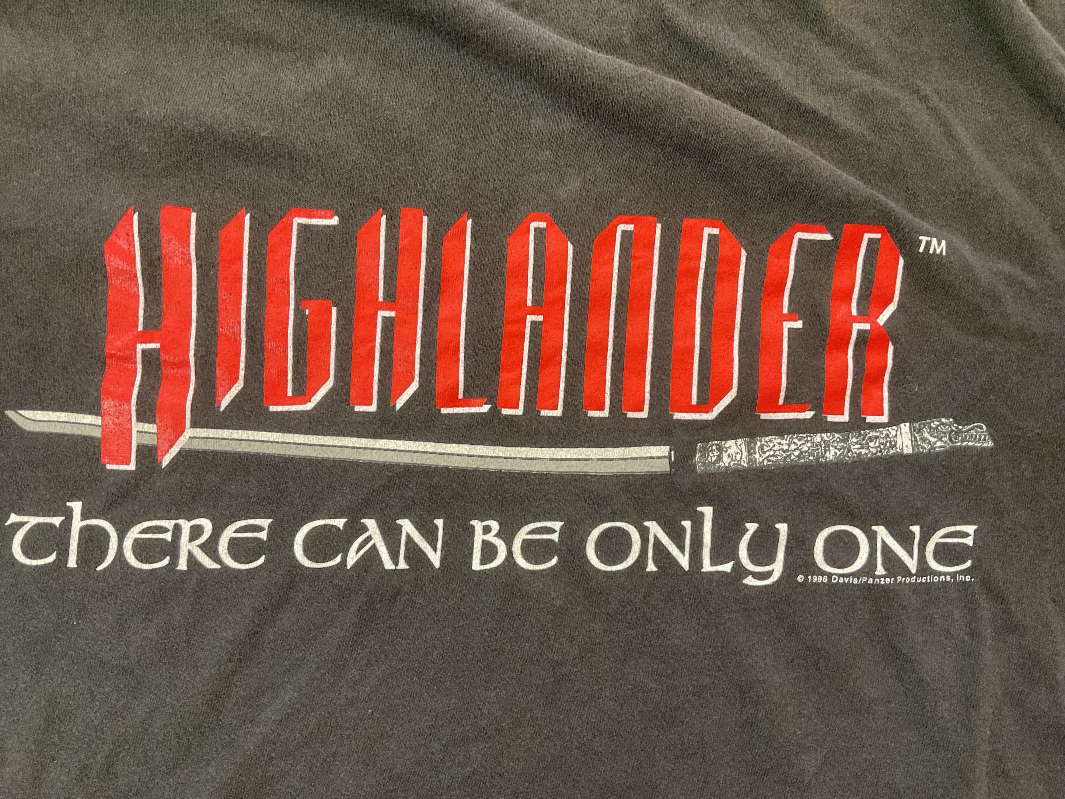 Vintage Vintage 1996 Highlander Swords Movie TV Promo T-Shirt Size US XXL / EU 58 / 5 - 4 Thumbnail