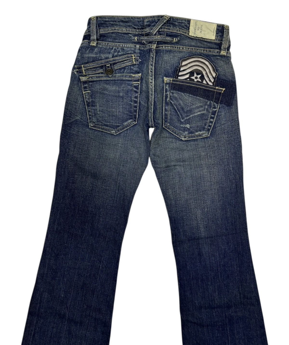 Ben Taverniti Unravel Project × Jimmy Taverniti × Taverniti Taverniti So Jeans Flared Jeans Bootcut Denim Jeans Size 27" / US 4 / IT 40 - 6 Thumbnail