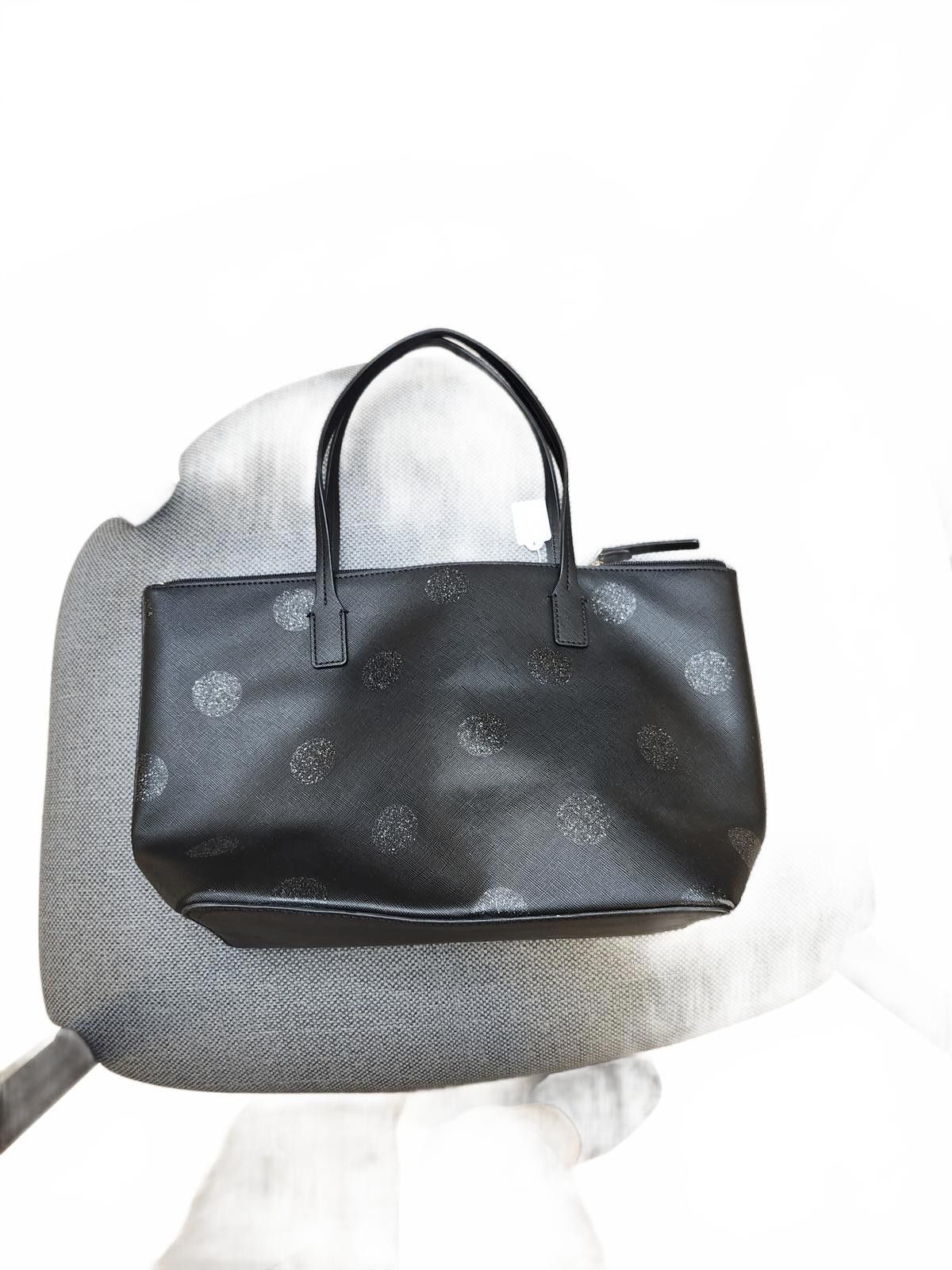 Designer Kate Spade black with sparkly design Size ONE SIZE - 2 Thumbnail