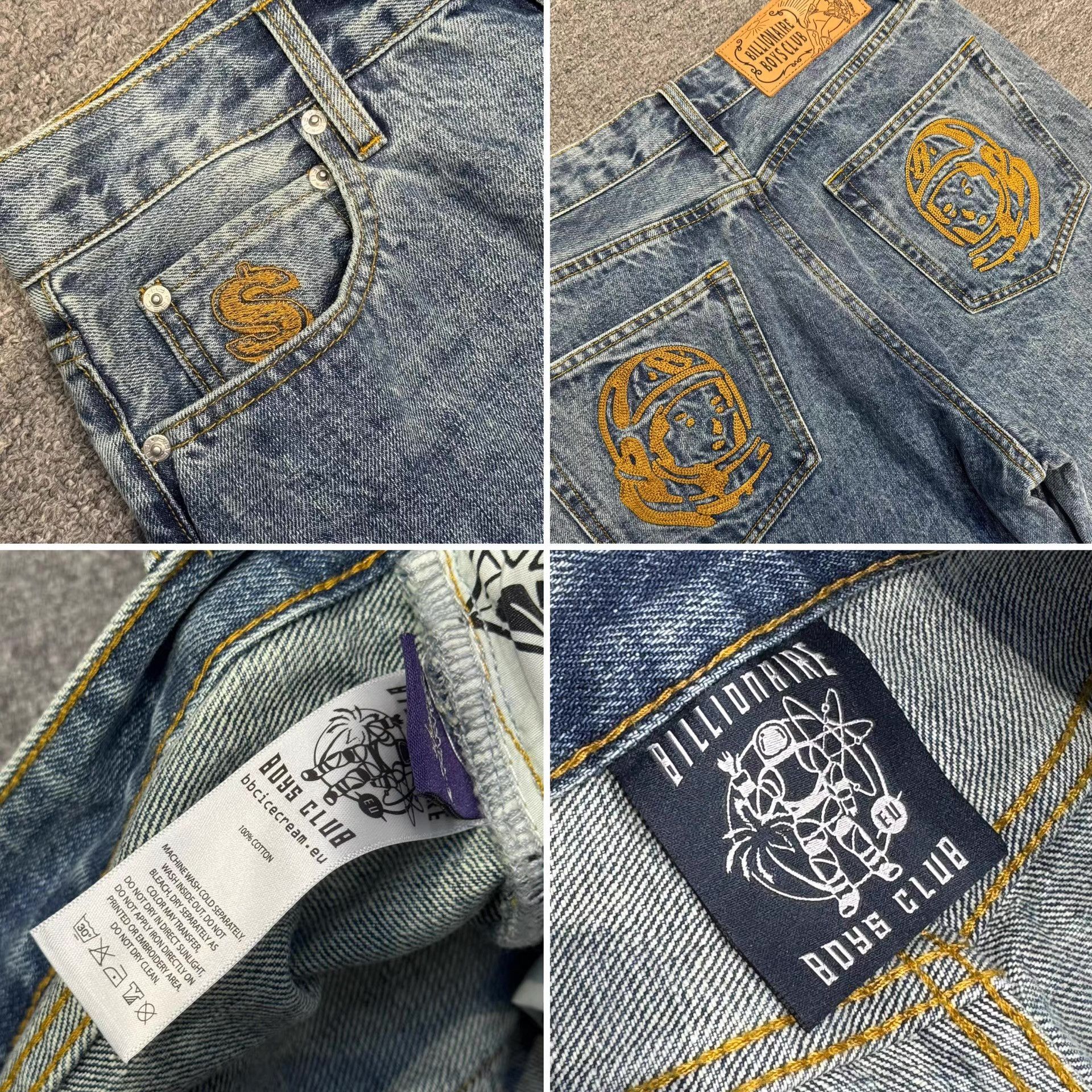 Billionaire Boys Club BBC Relaxed Straight Jeans Q5 Size US 34 / EU 50 - 3 Thumbnail