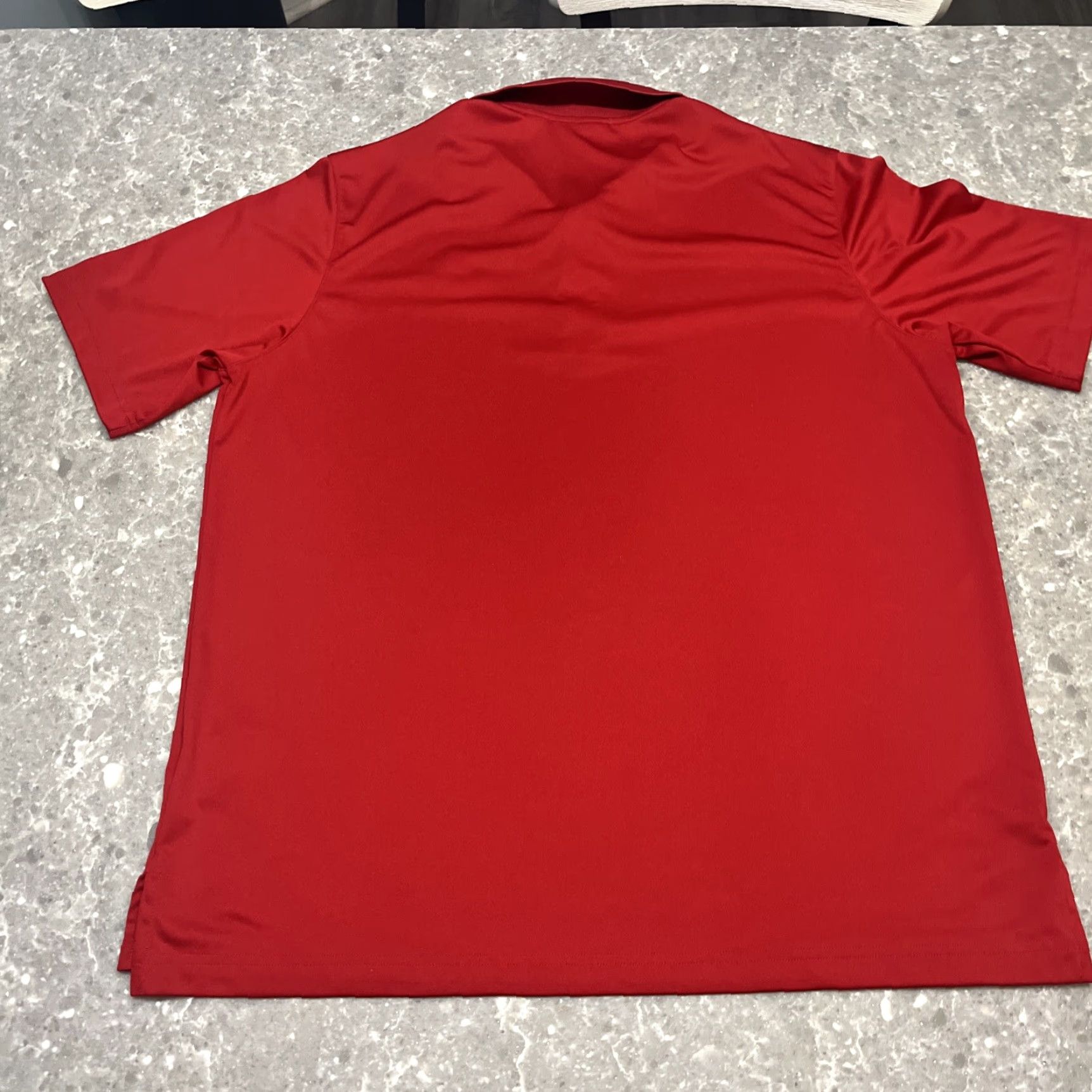 Adidas Adidas Polo Shirt Adult L Red Embroidered Logo Size US L / EU 52-54 / 3 - 7 Thumbnail