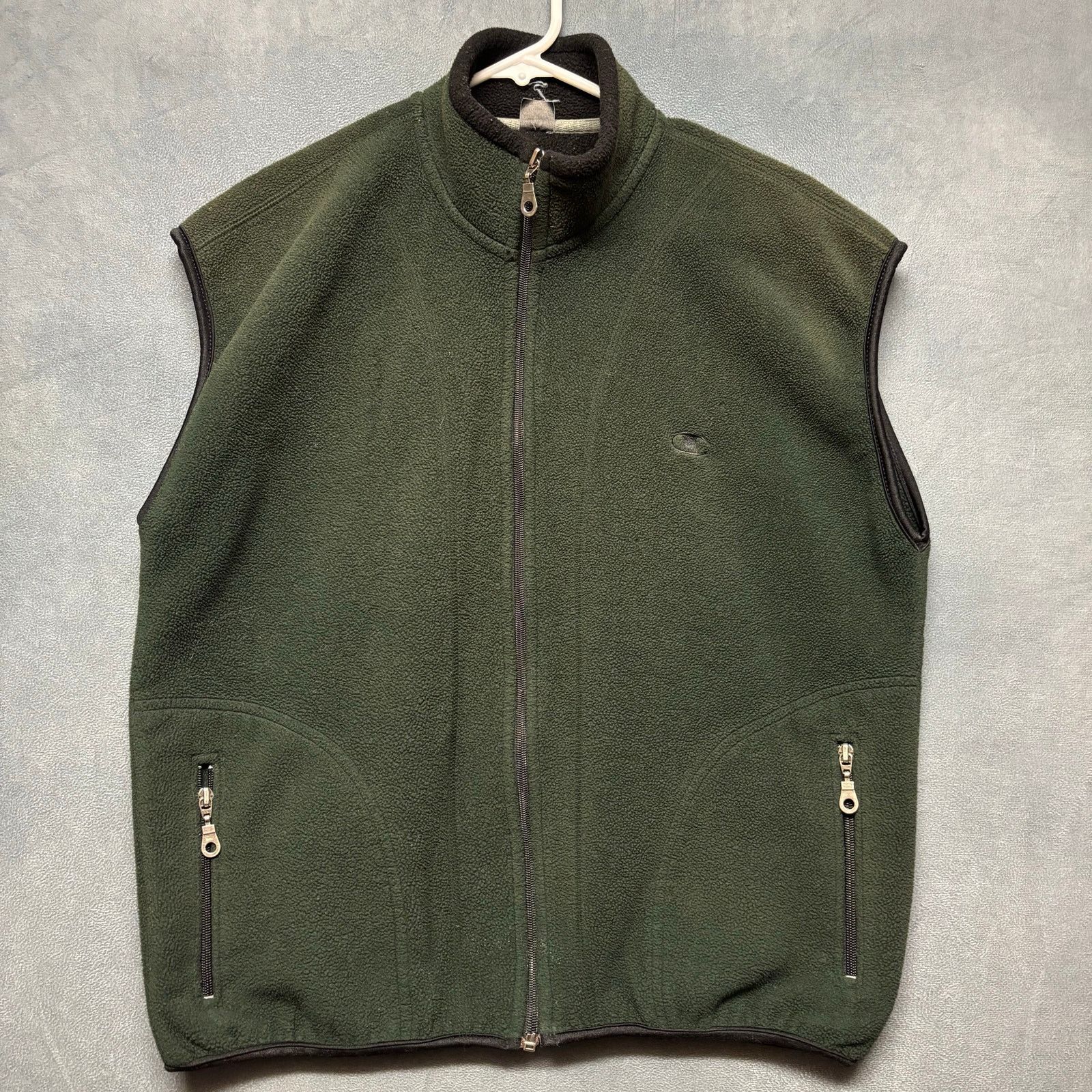 Champion Vintage Champion Fleece Vest Forest Green Full Zip Outdoors Size US XL / EU 56 / 4 - 1 Thumbnail
