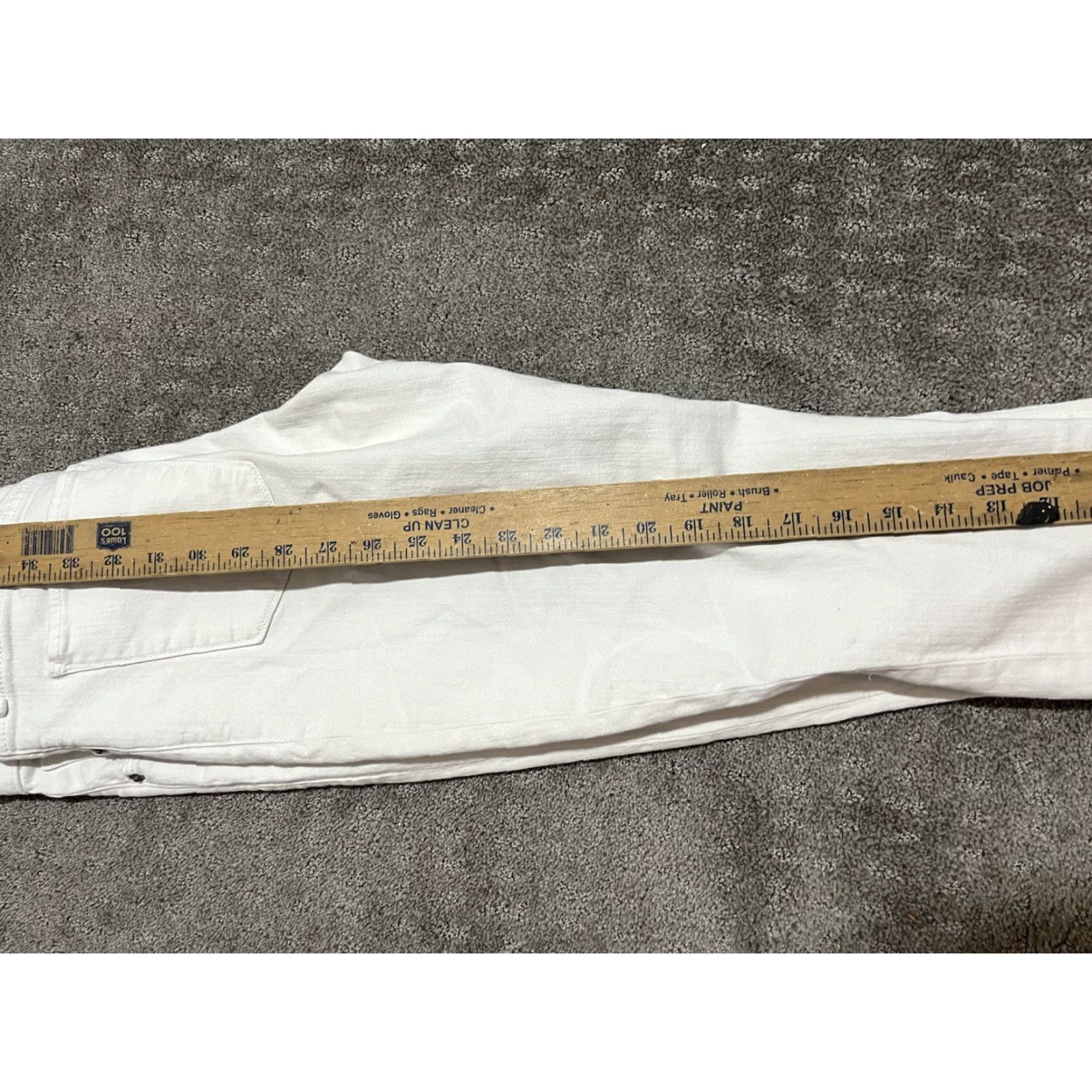 Abercrombie & Fitch Abercrombie & Fitch Jeans Women Skinny High Rise 27/4 White Denim 4 Slim/Size 4 Women's 90s? Size 27" / US 4 / IT 40 - 6 Thumbnail