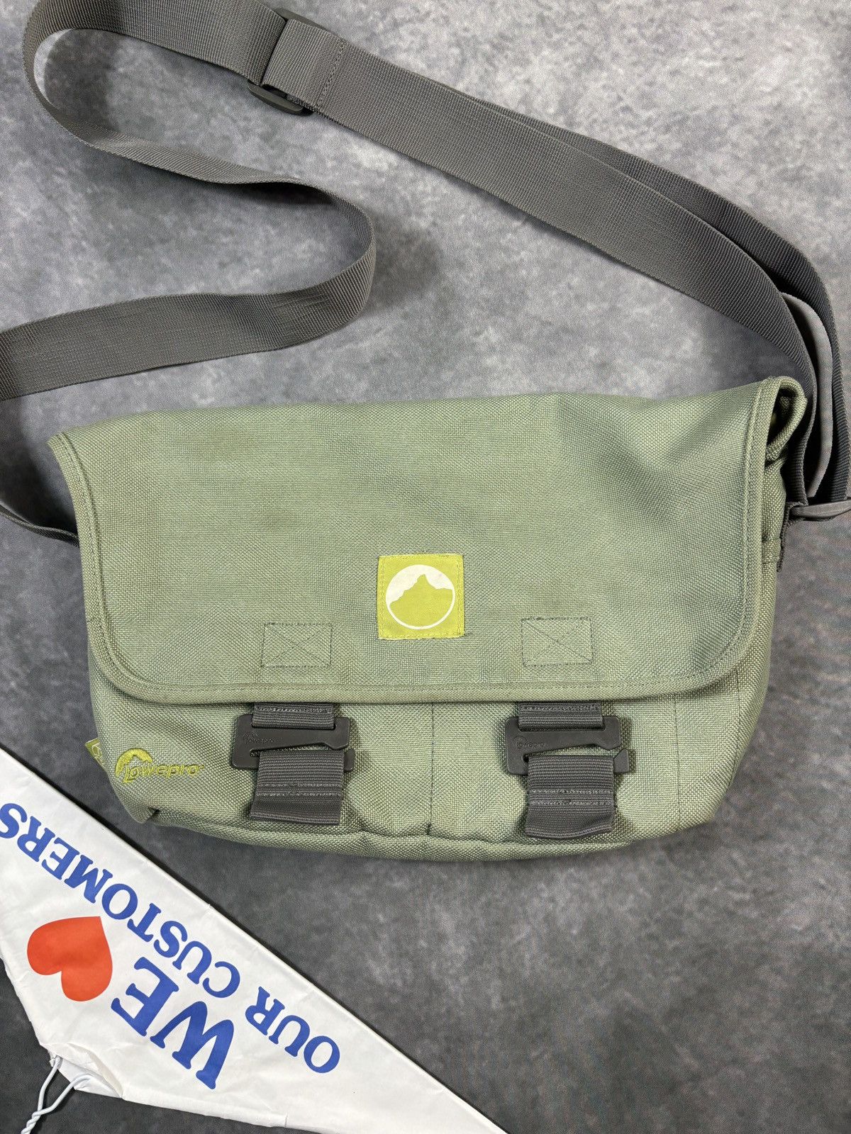 Lowepro Lowepro Side Bag Mini Messenger Recycled Green Canvas Sling Size ONE SIZE - 15 Thumbnail