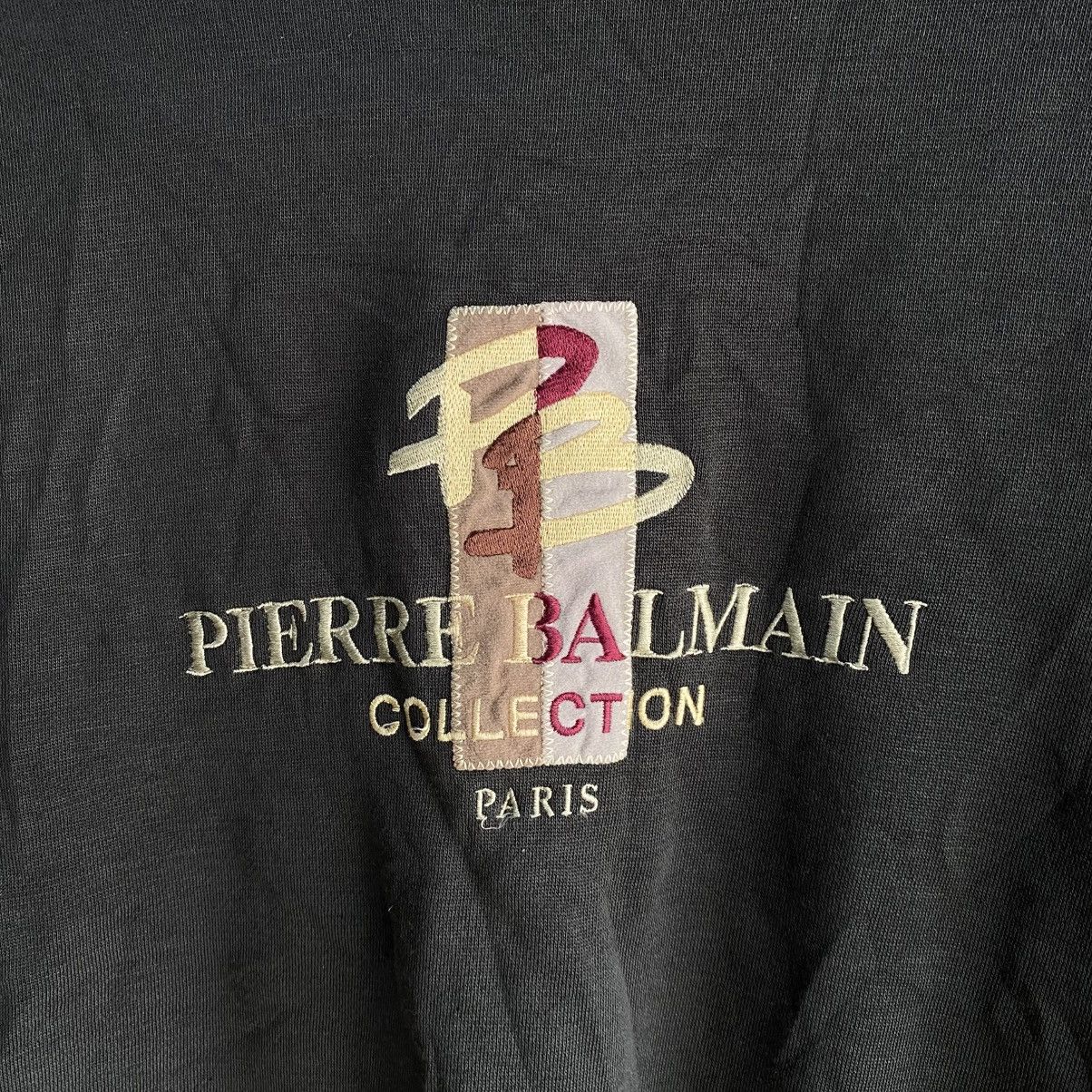 Pierre Balmain Vintage Pierre Balmain Paris Embroidered Sweatshirt Crewneck Size US L / EU 52-54 / 3 - 5 Thumbnail