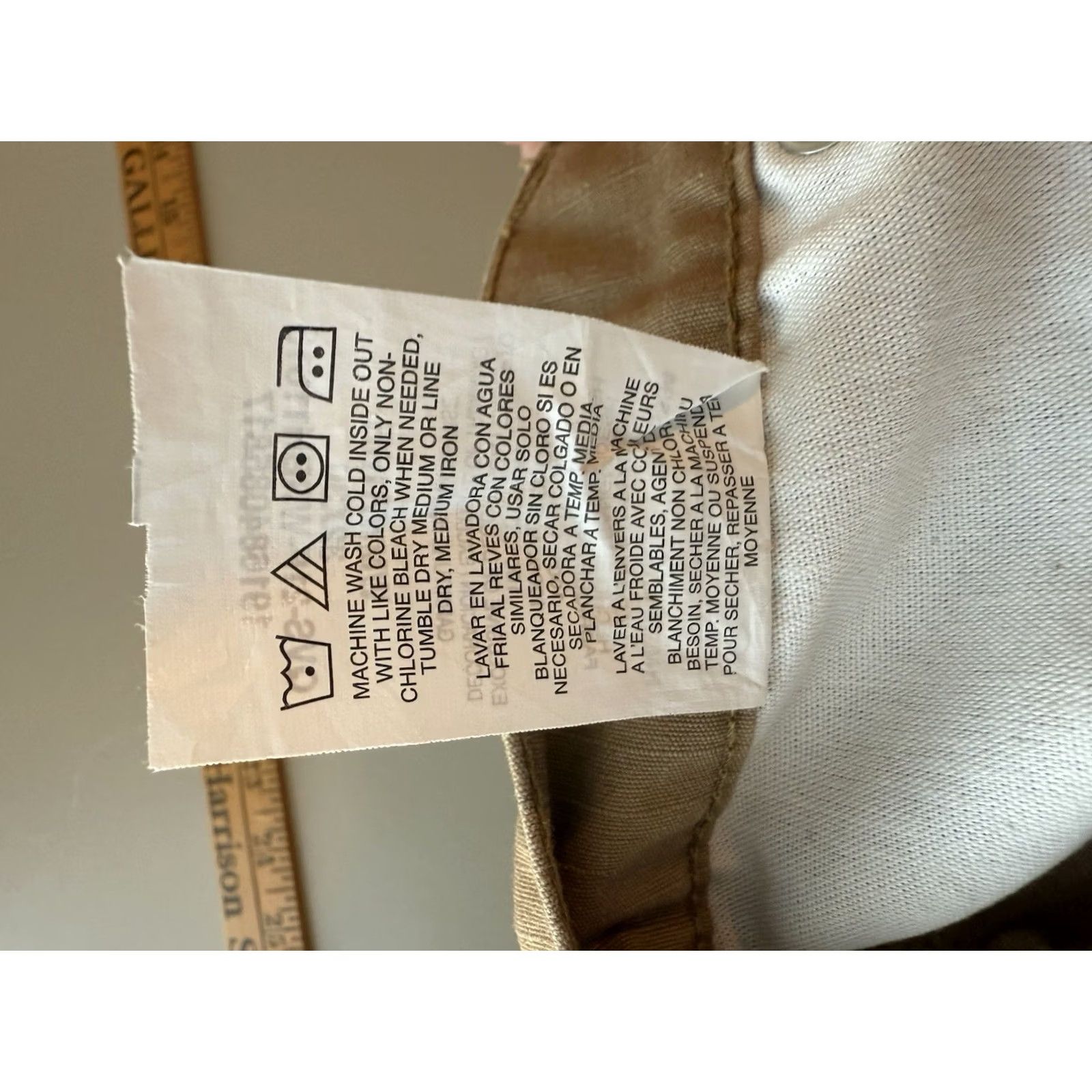 Wrangler Wrangler Workwear Khaki Cargo Carpenter Pants Mens 32x30 Brown Heavy Duty Size US 32 / EU 48 - 6 Thumbnail