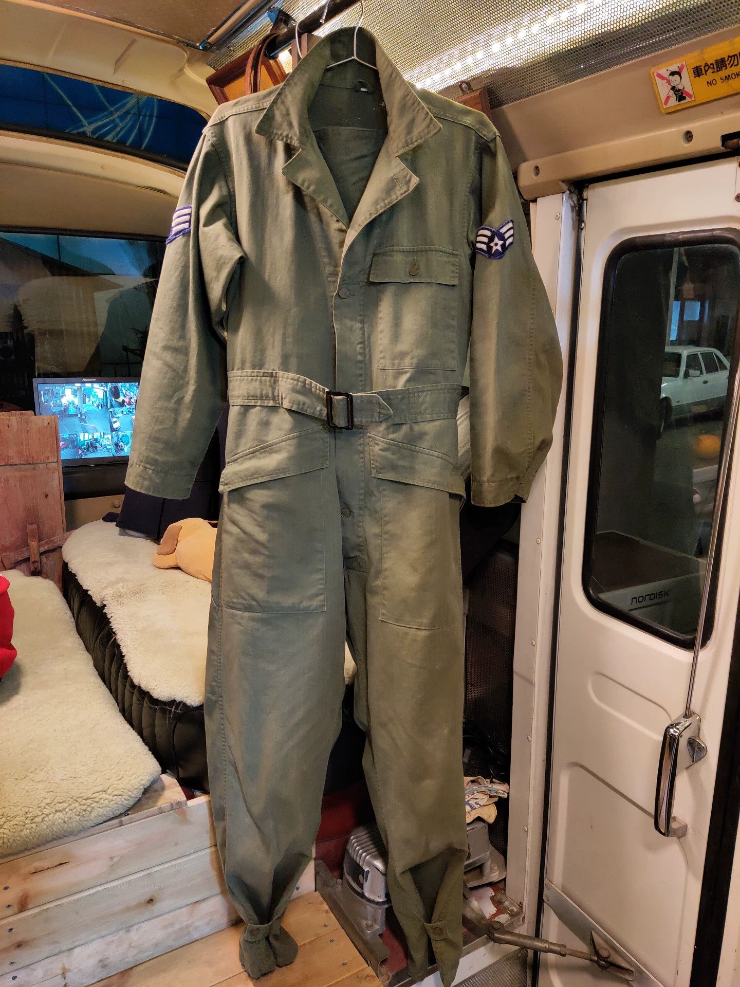 Vintage Vintage US Air Force Herringbone Coverall Size US 34 / EU 50 - 1 Thumbnail