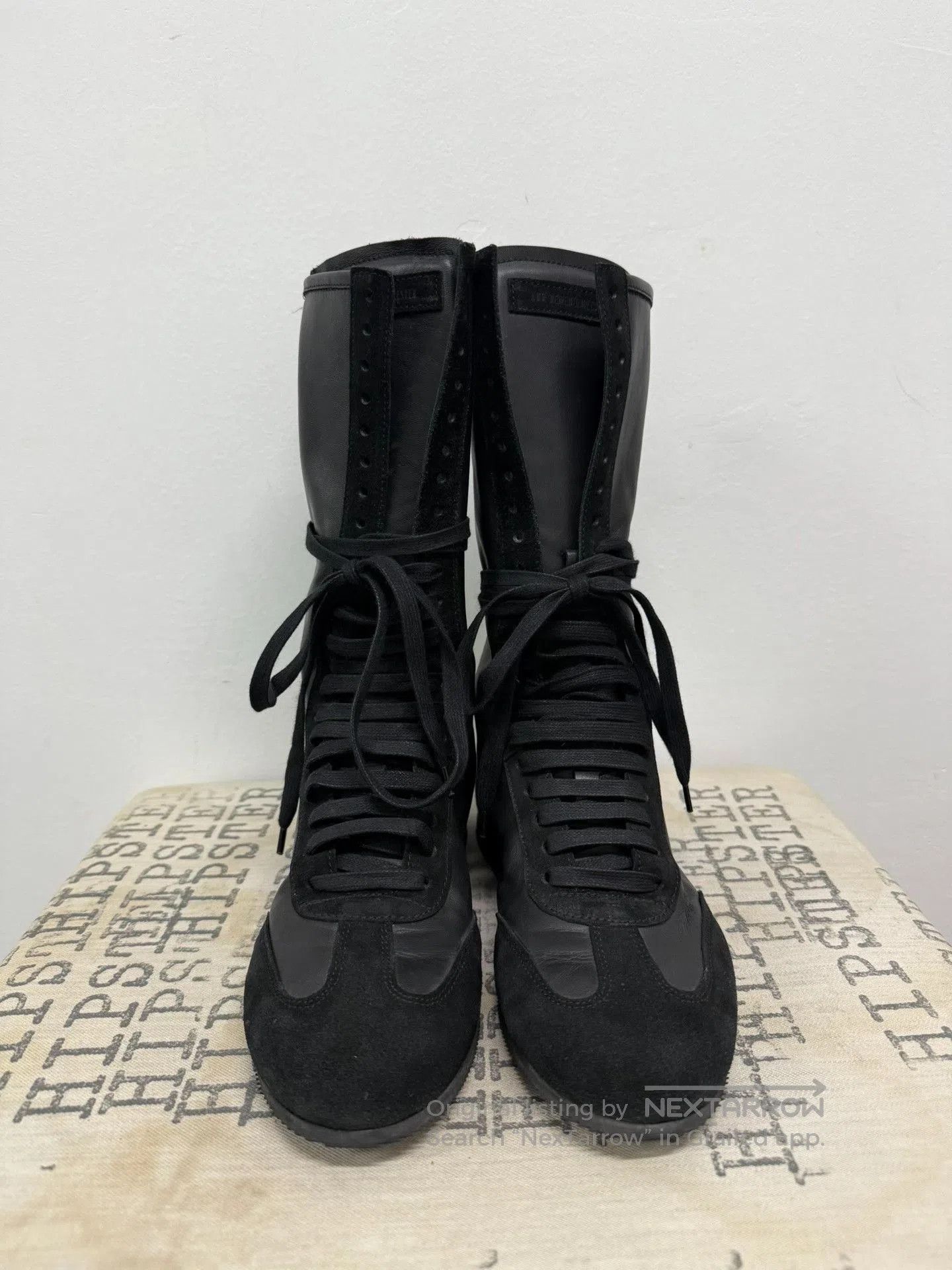 Ann Demeulemeester ann demeulemeester black leather high. Size US 6.5 / EU 39-40 - 3 Thumbnail