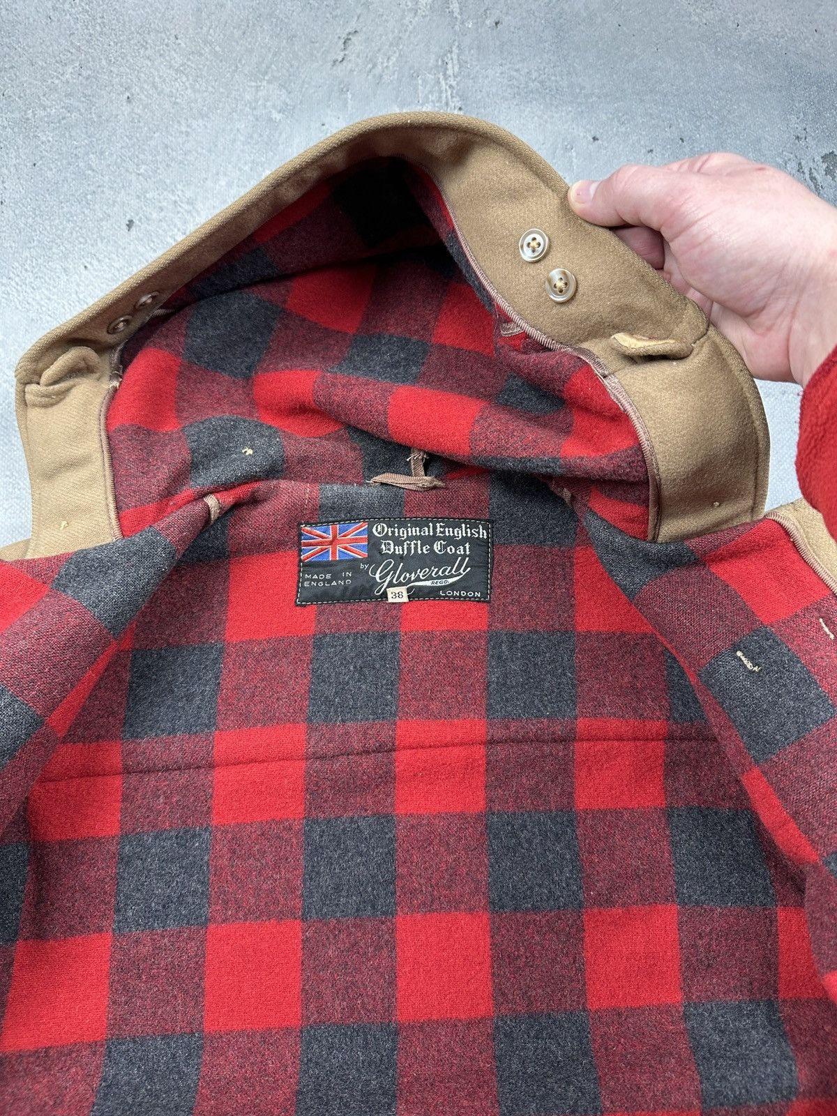 Gloverall Vintage Gloverall Original English Duffle Coat Camel Wool Size US M / EU 48-50 / 2 - 15 Thumbnail