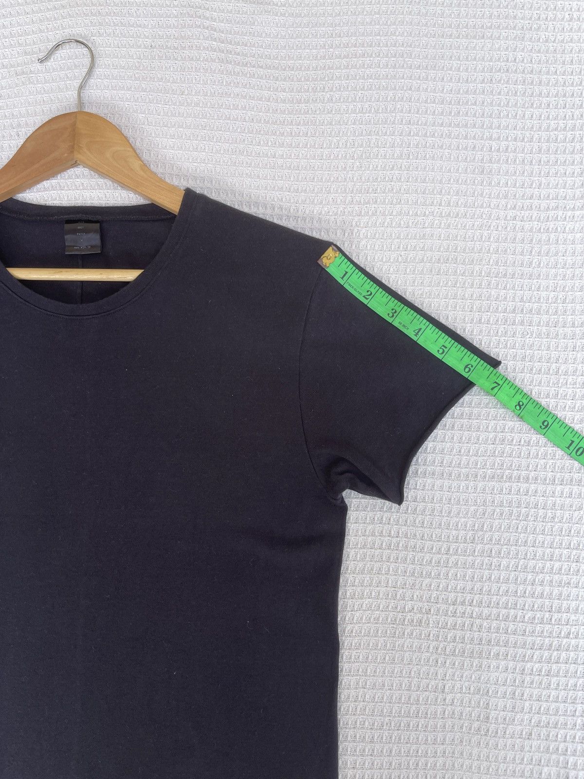 wjk Last Drop🔥WJK Japanese Avant Garde Cut Edge Basic Plain Tee Size US M / EU 48-50 / 2 - 13 Thumbnail