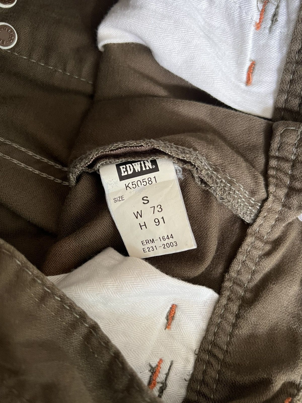 Edwin Edwin 505 Cargo Multi Pocket Flared Pants Size US 30 / EU 46 - 4 Thumbnail