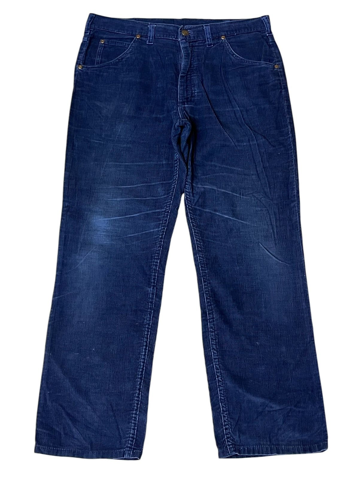 Lee VINTAGE 80s LEE RIDERS MADE IN USA BLUE CORDUROY PANTS Size US 33 - 1 Thumbnail