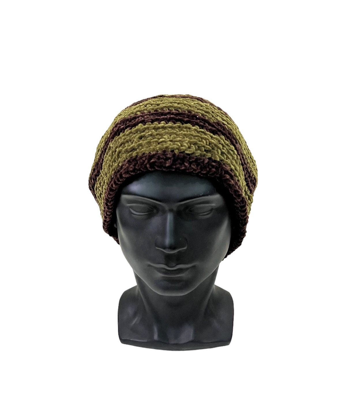 Japanese Brand Japanese Brand Handmade Knitted Beanie Hats Size ONE SIZE - 1 Thumbnail