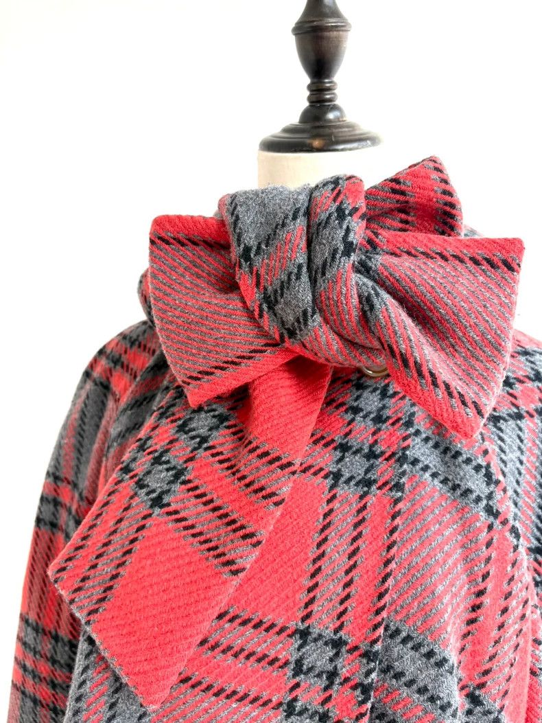 Vivienne Westwood Vivienne Westwood size2 Red gauze bow scarf coat Size M / US 6-8 / IT 42-44 - 4 Thumbnail