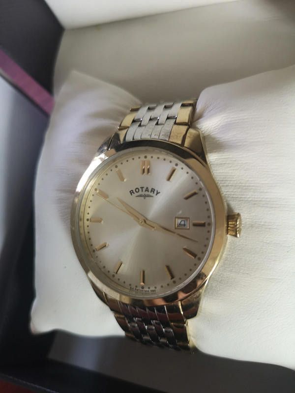 Designer Rotary men's two tone gold dial watch Size ONE SIZE - 4 Thumbnail