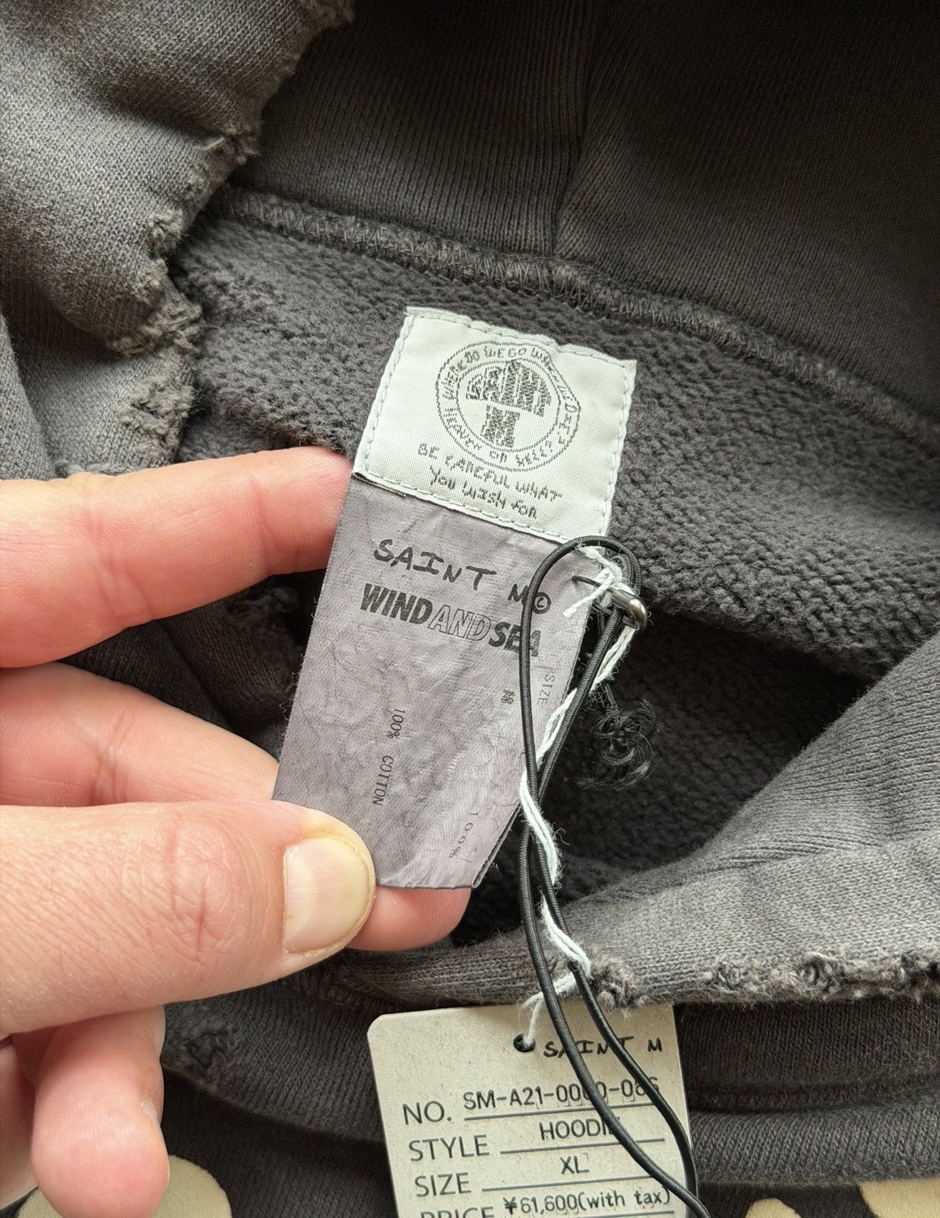 Saint Michael *RARE* SAINT MXXXXXX WIND & SEA COLLAB HOODIE SURF READYMADE Size US XL / EU 56 / 4 - 9 Thumbnail