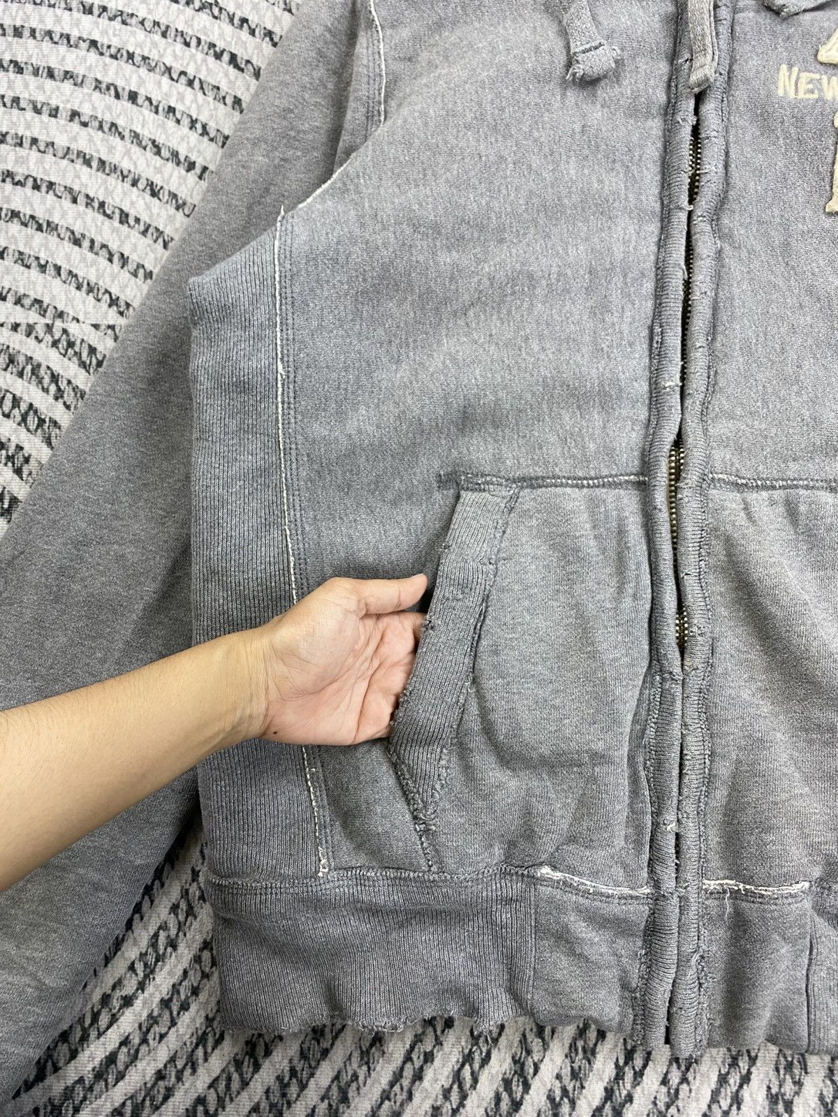 Abercrombie & Fitch Vintage Abercrombie & Fitch Wolf Jaw Sherpa Hooded Jacket Size US M / EU 48-50 / 2 - 6 Thumbnail