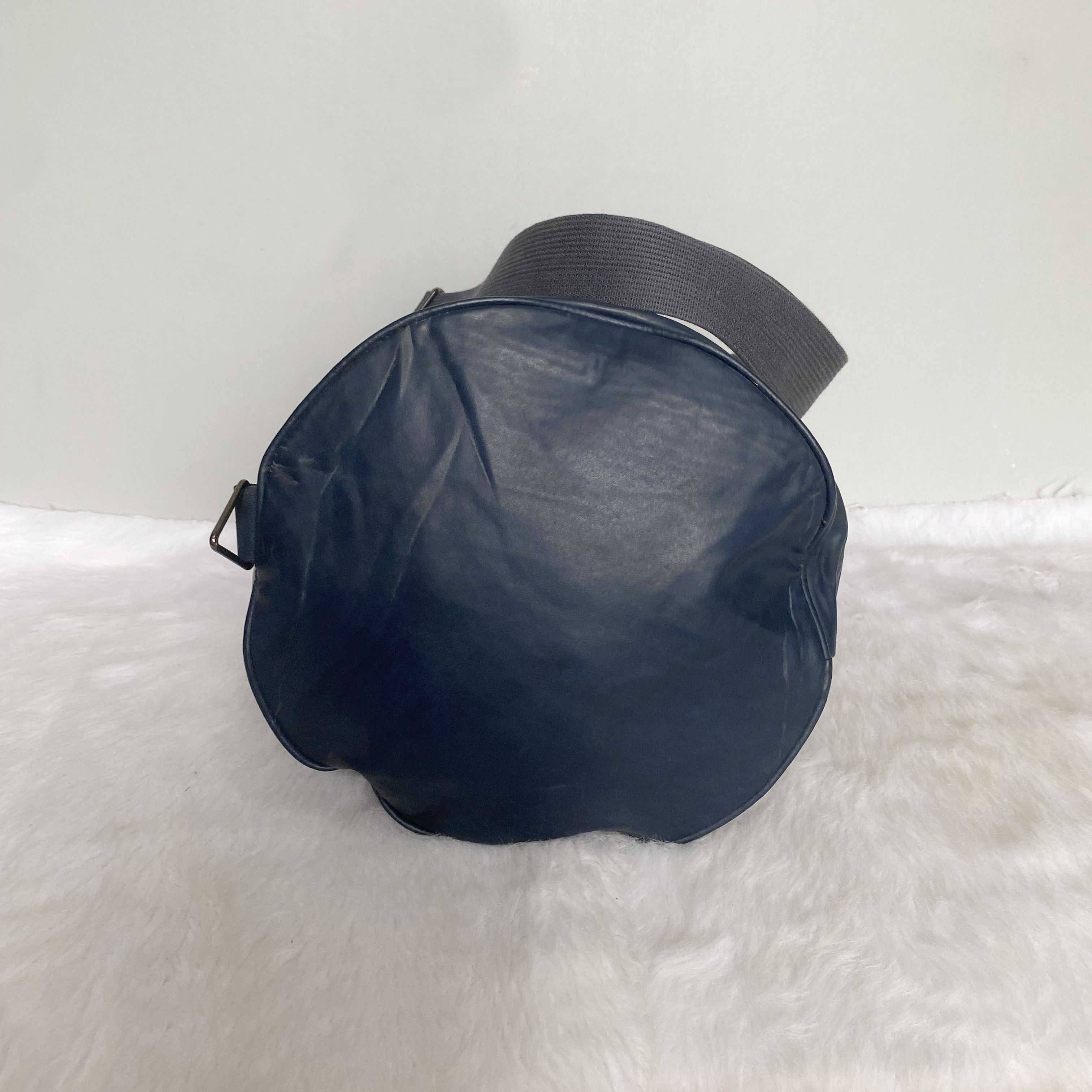 Jean Paul Gaultier Vintage Navy Leather Drawstring Sling Bag Size ONE SIZE - 5 Thumbnail
