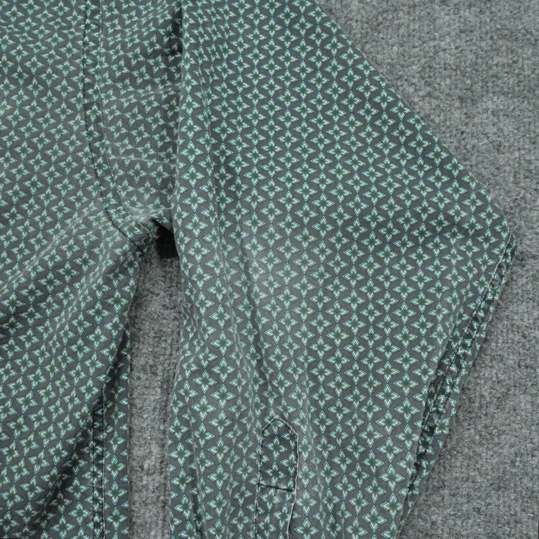 Wrangler VINTAGE Wrangler Shirt Mens 2XL Green Black Button Up Geometric Western 90s Mens Size US XXL / EU 58 / 5 - 3 Thumbnail