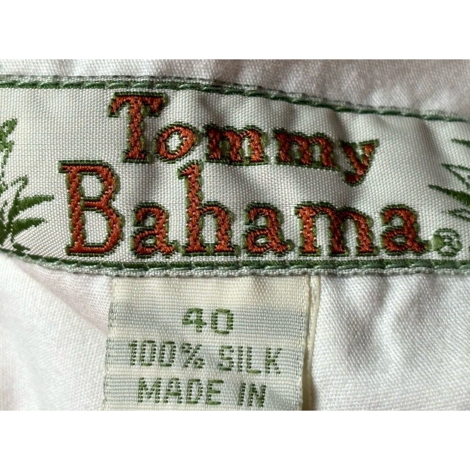 Tommy Bahama Tommy Bahama Silk Beach Shorts 40 Mens Beige Chino Pleated Size US 40 / EU 56 - 4 Thumbnail