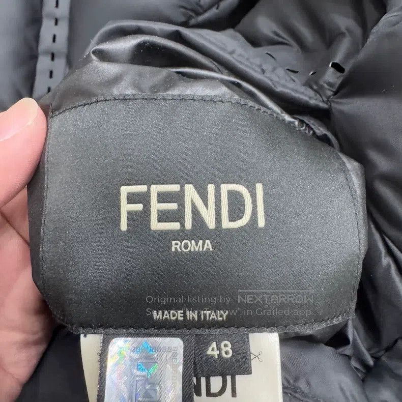 Fendi Fendi Double F Logo Embossed Down Jacket Size US M / EU 48-50 / 2 - 3 Thumbnail