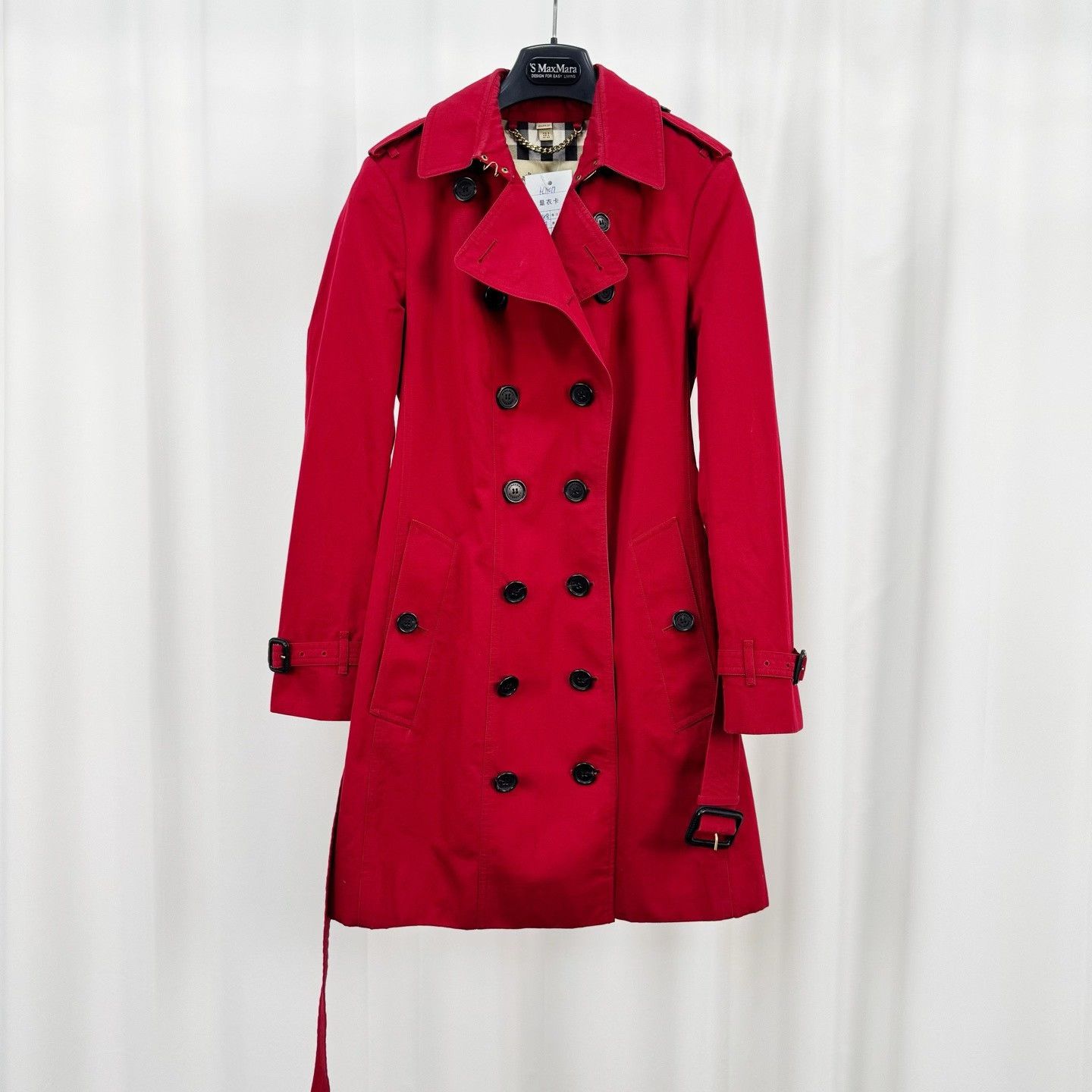 Burberry Burberry Double Crown Inner Check Trench Coat Size M / US 6-8 / IT 42-44 - 1 Thumbnail