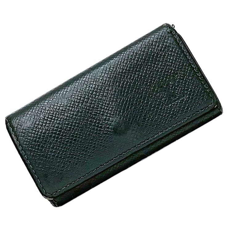 Louis Vuitton LOUIS VUITTON Green Leather Size ONE SIZE - 1 Thumbnail