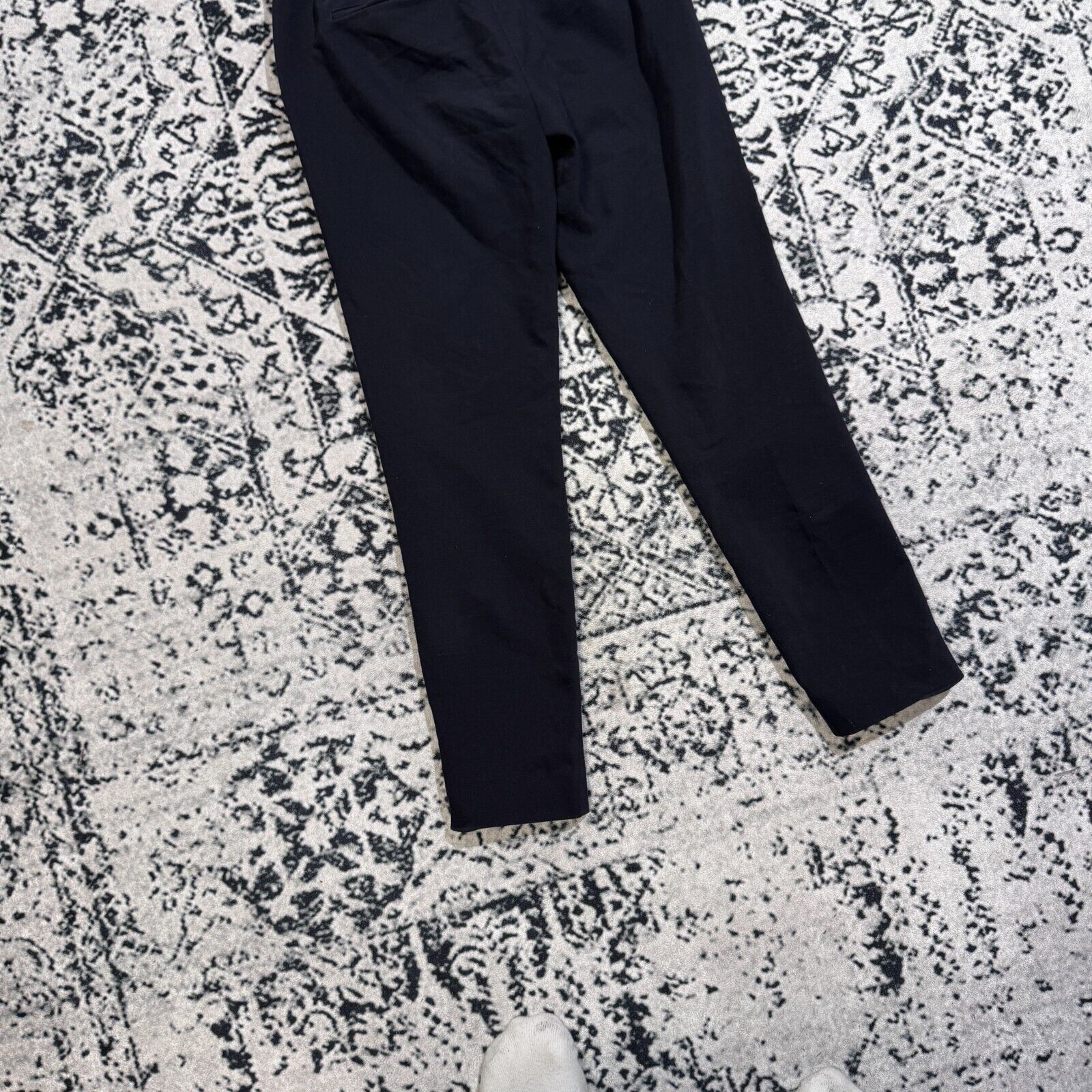 Marella × Vintage Vintage Marella Black Cotton Chino Suit Pants Size 40IT Y2K Size 30" / US 8 / IT 44 - 11 Thumbnail