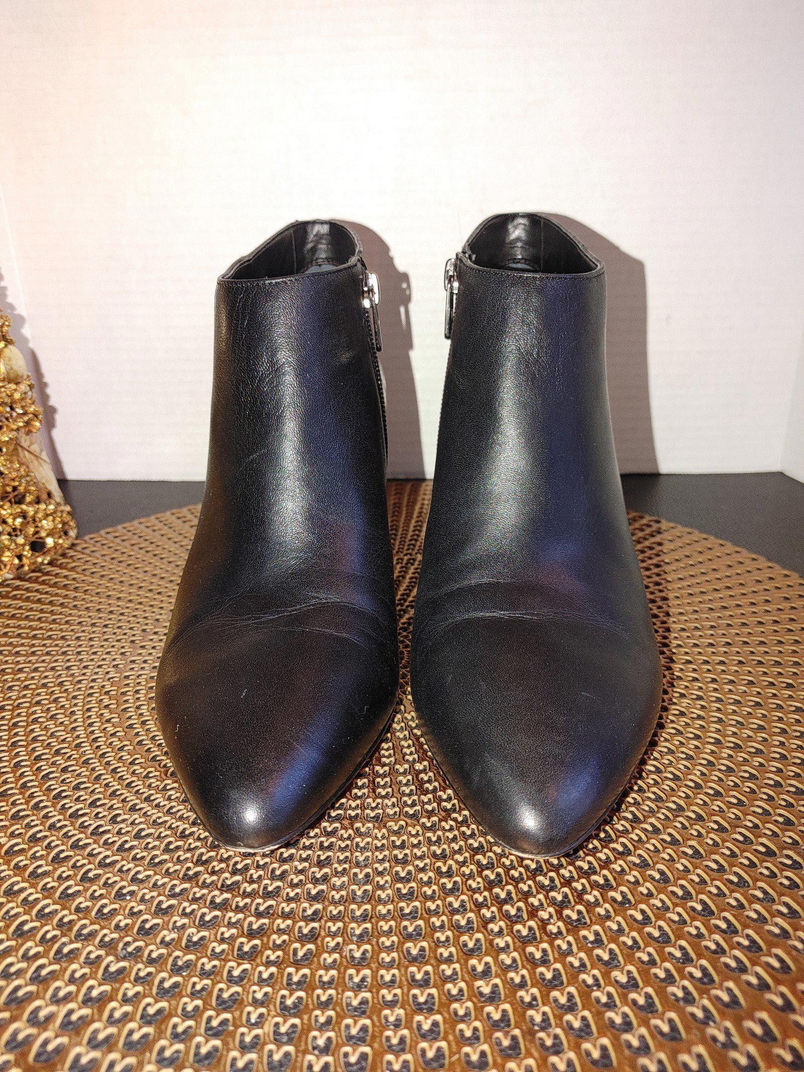 Designer Antonio Milani Fresch Leather Ankle Booties Size 9M Size US 9 / IT 39 - 3 Thumbnail