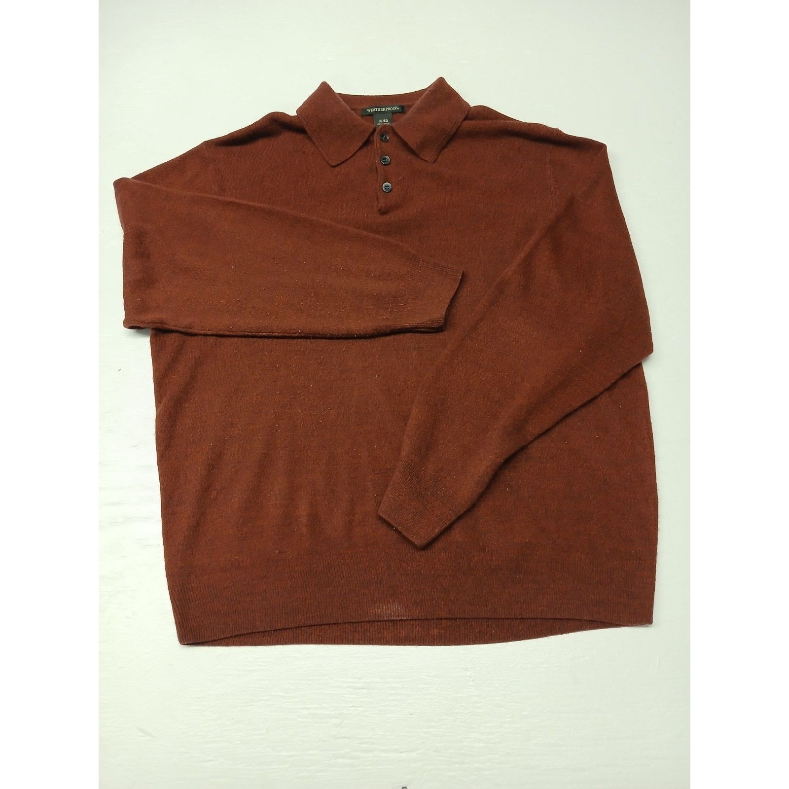 Weatherproof Weatherproof (XL) Red Stretch Button Pull Over Sweatshirt Size US XL / EU 56 / 4 - 1 Thumbnail
