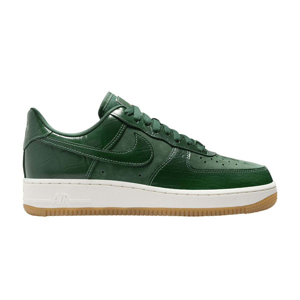 image of Nike Wmns Air Force 1 07 Lx Gorge Green Croc Shoes, Women's (Size 9)
