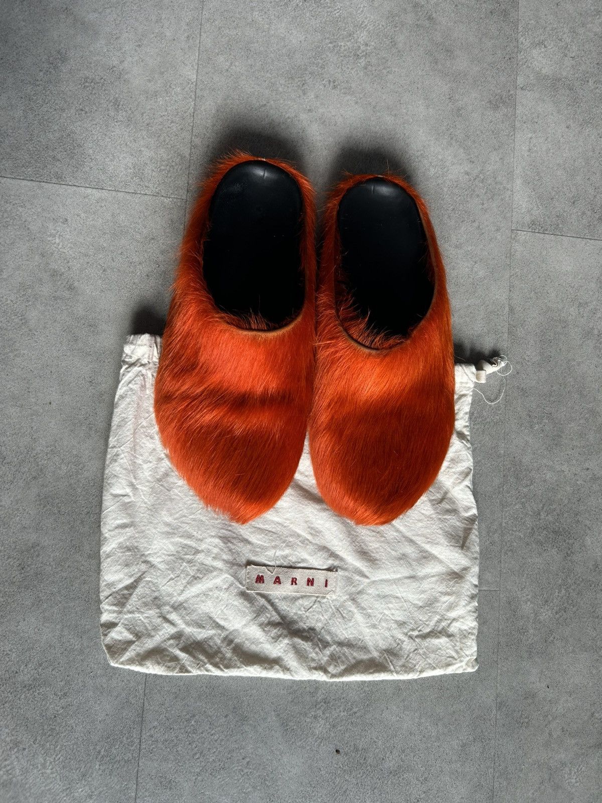 Marni Marni Fussbett Sabott Mules Orange Size US 10 / EU 43 - 2 Thumbnail