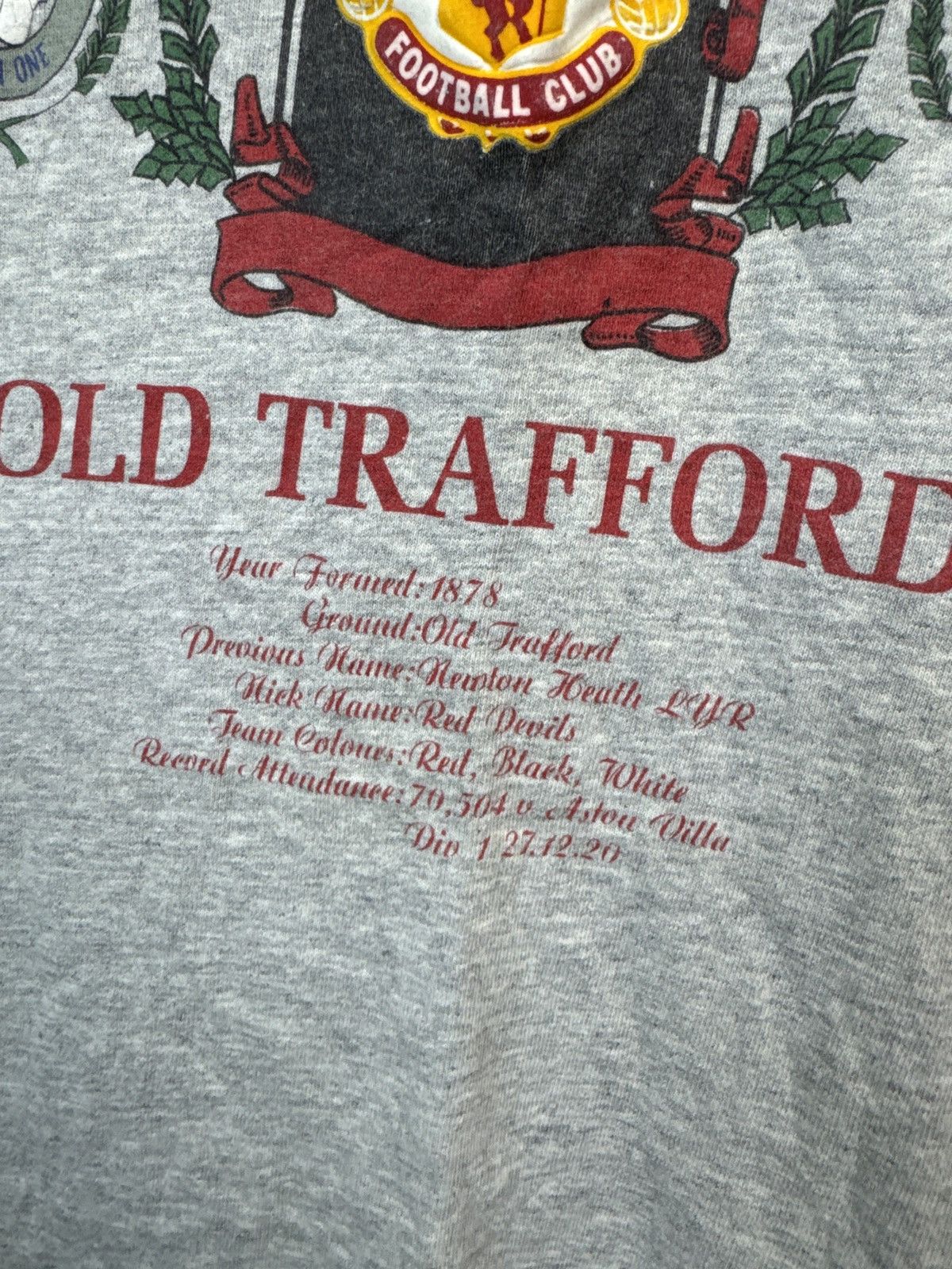 Vintage Vintage T-shirt 80-90s Manchester United Old Trafford Soccer Size US M / EU 48-50 / 2 - 4 Thumbnail