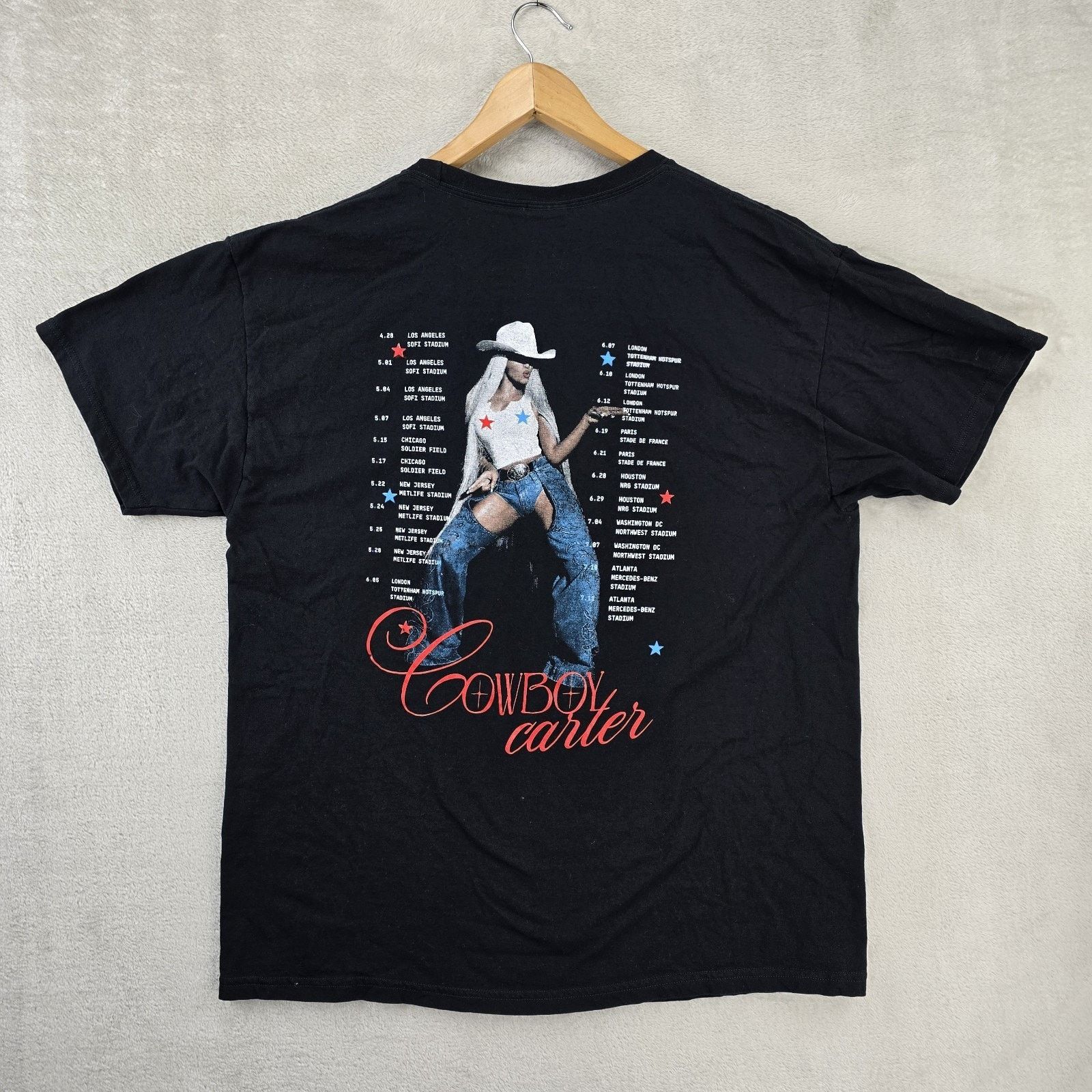 Other Beyonce Cowboy Carter And The Rodeo Tour Shirt XL Bedazzled Size US XL / EU 56 / 4 - 5 Thumbnail