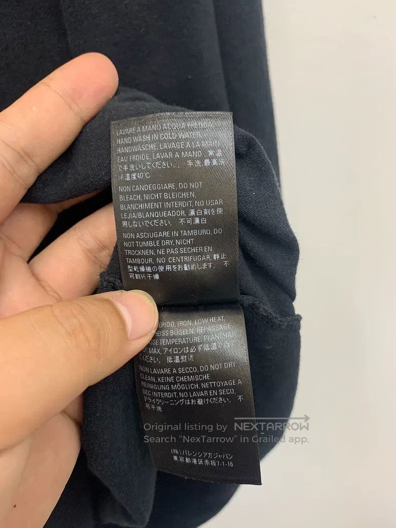 Balenciaga Balenciaga Buckle Short Sleeve T-Shirt, S Size, Classic Bl Size US S / EU 44-46 / 1 - 7 Thumbnail
