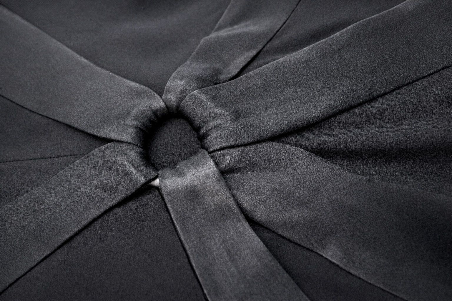 Jean Paul Gaultier Jean Paul Gaultier Bondage Straps Satin Panel Sheath Dress Size S / US 4 / IT 40 - 6 Thumbnail