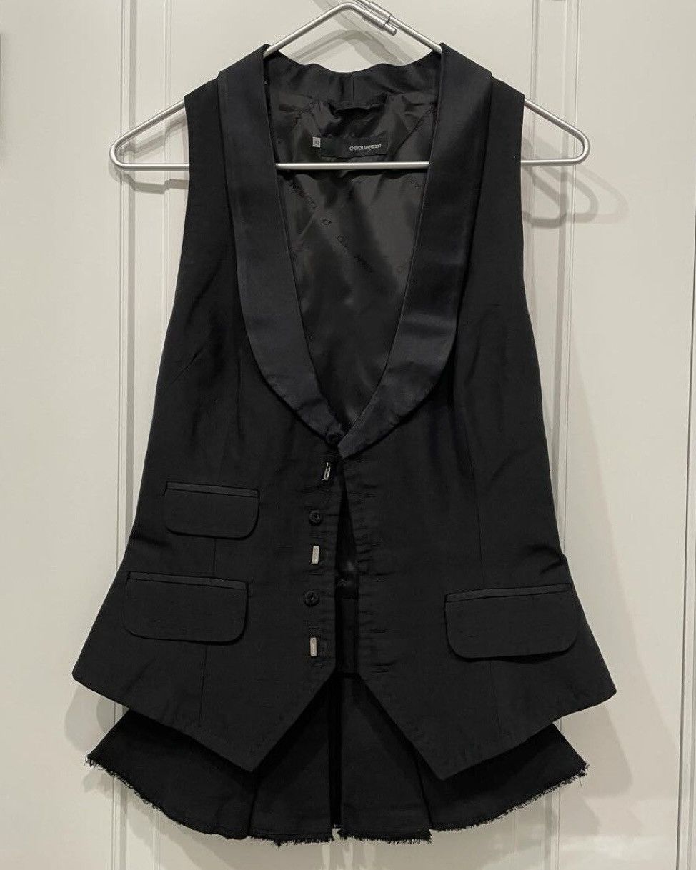 Band Tees × Dsquared2 dsquared2 black vest Size S / US 4 / IT 40 - 2 Thumbnail