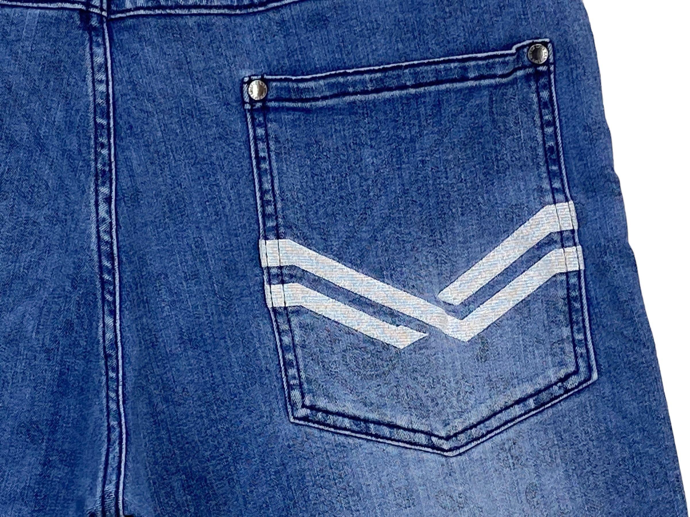 Karl Kani Short Denim Baggy Jeans Hip Hop Skateboard Pants Size US 34 / EU 50 - 8 Thumbnail