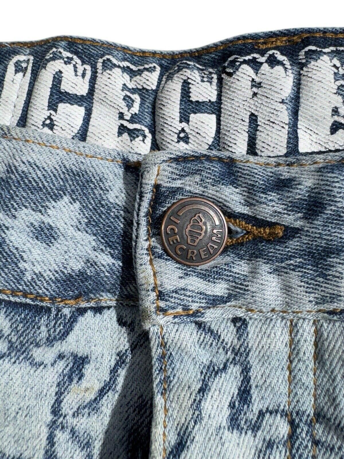 Billionaire Boys Club Vintage Billionaire Boys Club BBC Y2K Drip Aztec Jeans Sz 36 Size US 36 / EU 52 - 4 Thumbnail