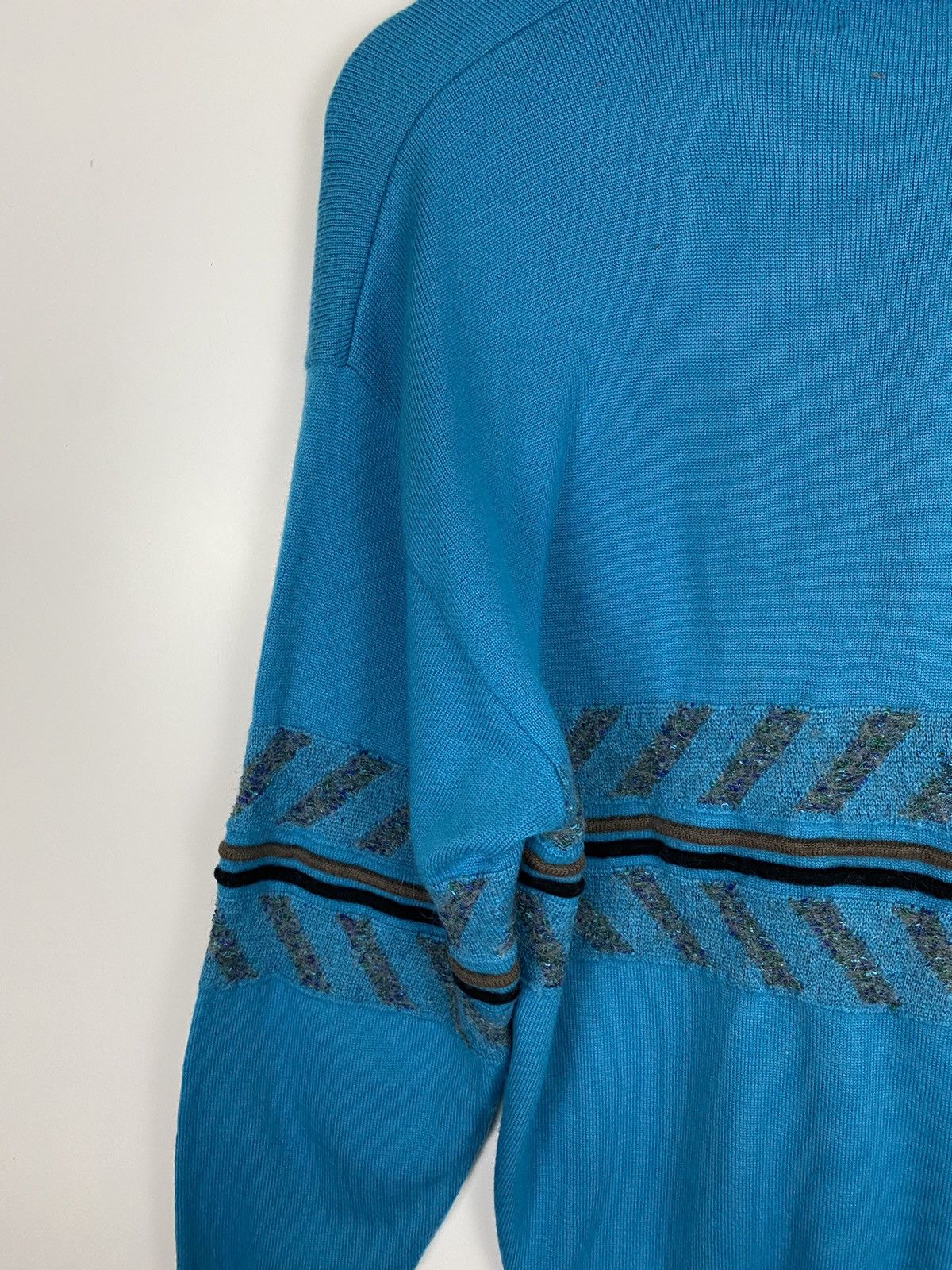 Yves Saint Laurent Vintage Yves Saint Laurent Wool Knitwear Polo Size US M / EU 48-50 / 2 - 7 Thumbnail
