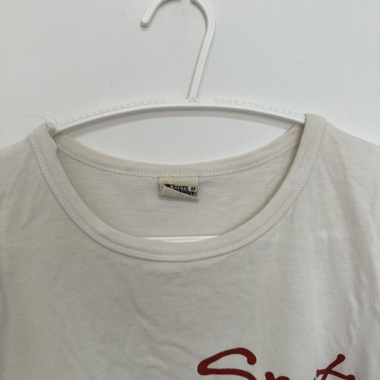 Stussy Rare Vintage Stussy Sport Script Logo Tee - White Size M / US 6-8 / IT 42-44 - 6 Thumbnail